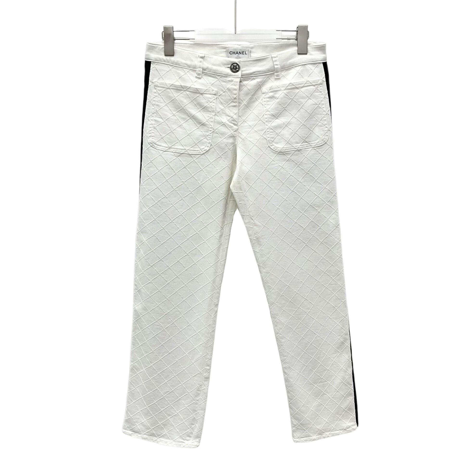 Chanel Chanel Quilted Cotton Denim Jeans 38 Size 27" / US 4 / IT 40 - 1 Thumbnail