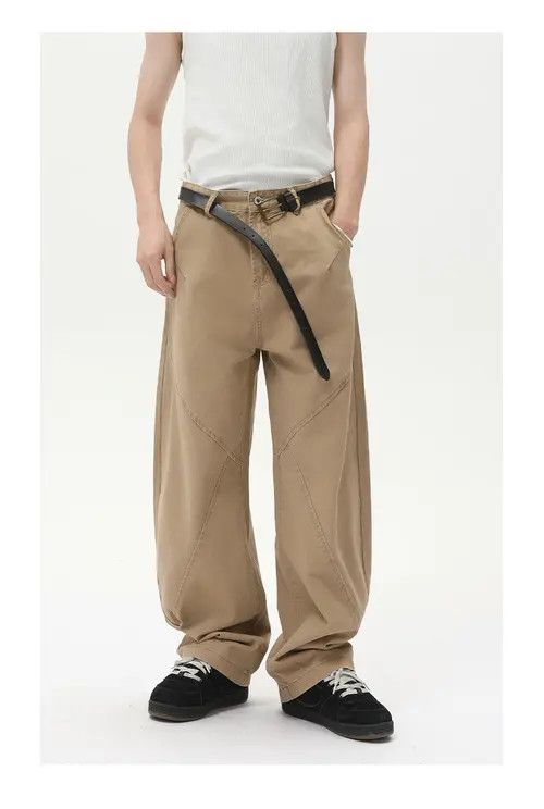 Japanese Brand × Jean American retro loose casual wide-leg scimitar pants Size US 32 / EU 48 - 4 Thumbnail