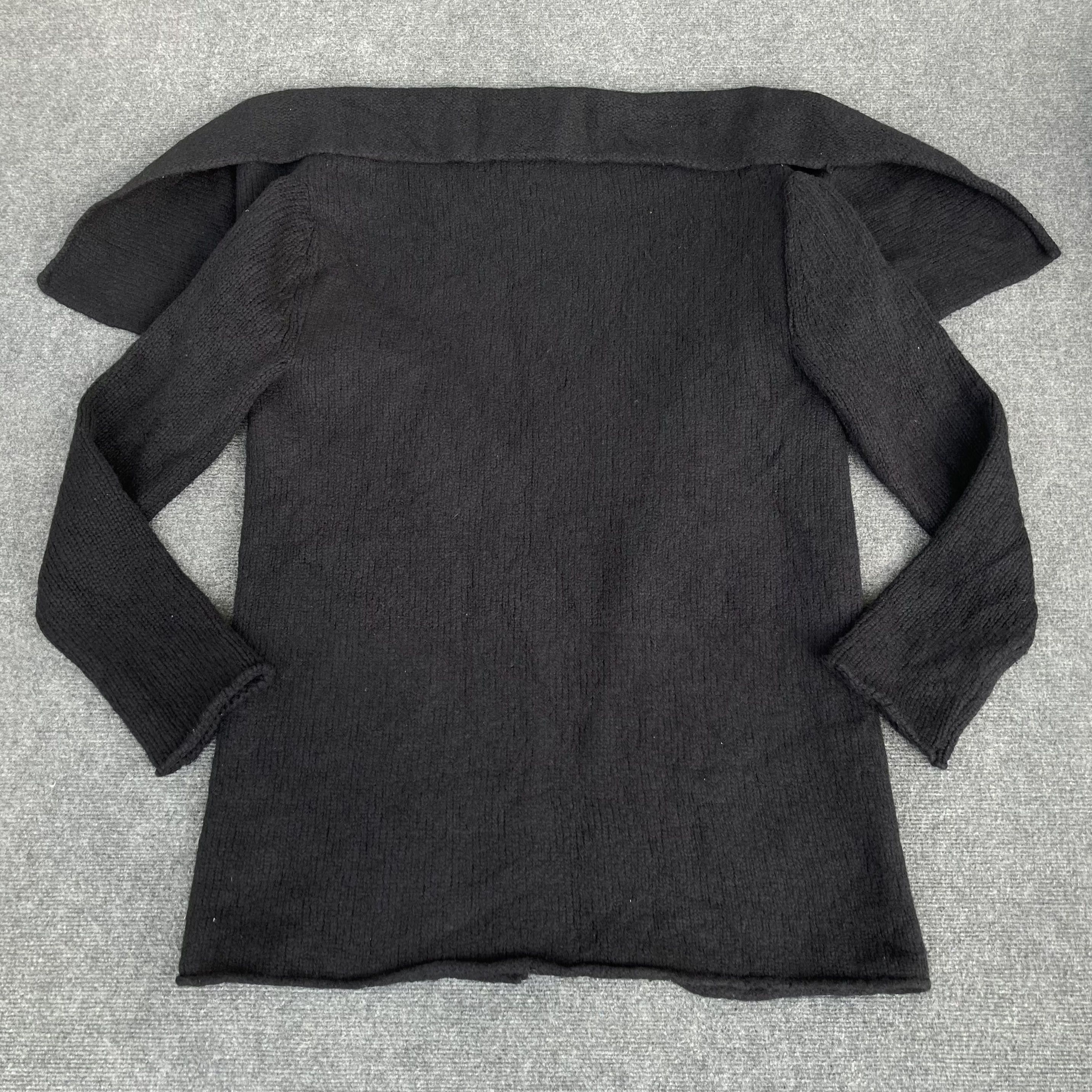 Dries Van Noten 🔥RARE🔥 Dries van Noten Compressed Wool Haori 90s Cardigan Size US M / EU 48-50 / 2 - 9 Thumbnail