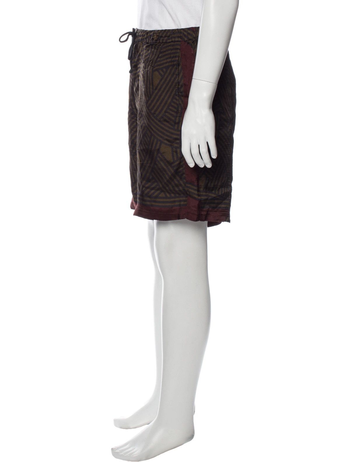 Dries Van Noten Dries Van Noten Piper Printed Shorts Size 44 Viscose Size US 29 - 8 Thumbnail