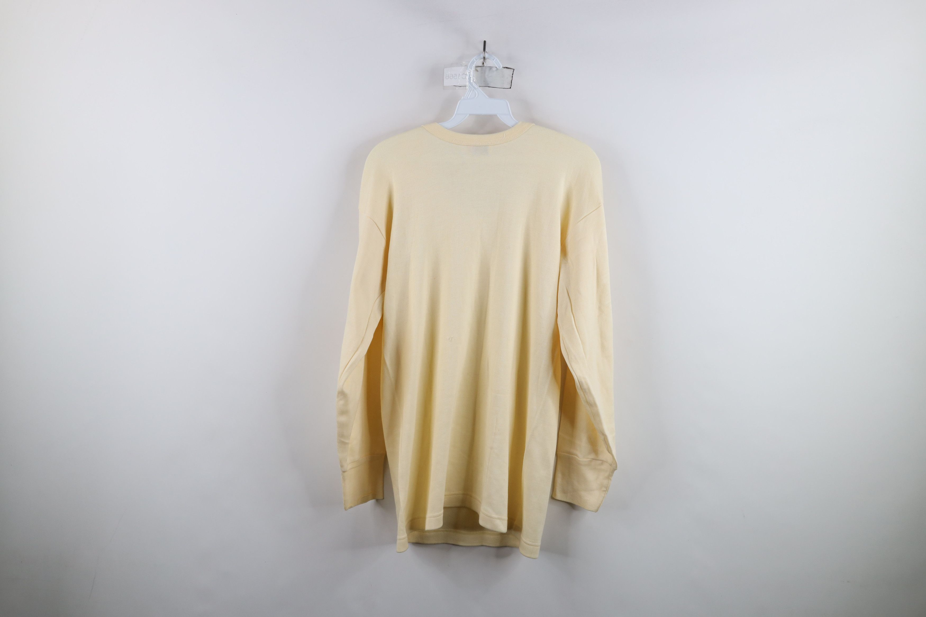 Vintage Vintage 90s Streetwear Ribbed Knit Long Sleeve T-Shirt Size US M / EU 48-50 / 2 - 13 Thumbnail