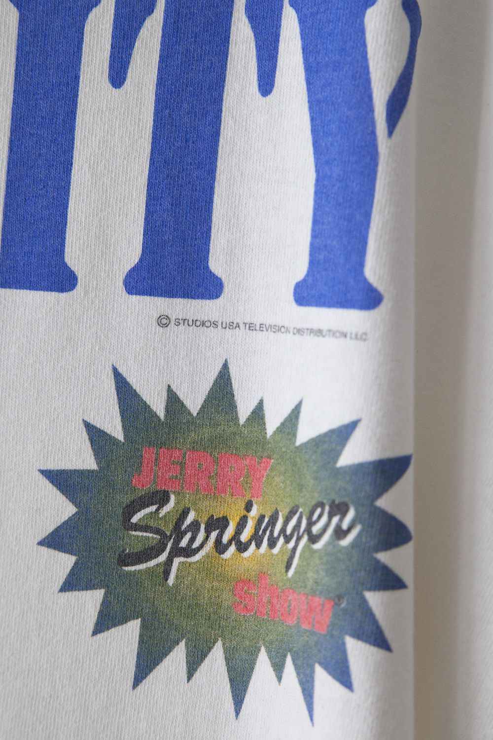 Vintage 1990's Jerry Springer Security t-shirt / Stanley Desantis Size US XL / EU 56 / 4 - 6 Thumbnail