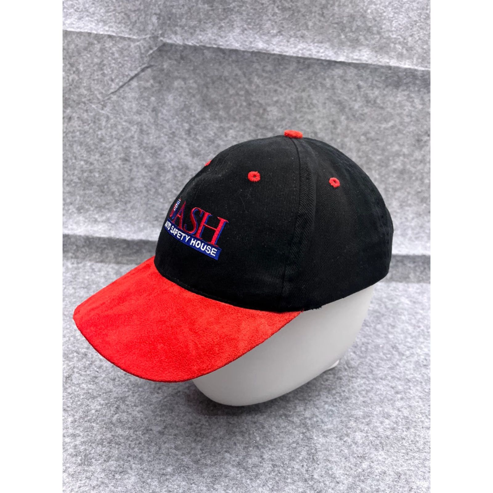 ASH Auto Safety House Hat Cap Adjustable One Size Black Cotton Mens Baseball Cap Work Safety Hat Size ONE SIZE - 4 Thumbnail