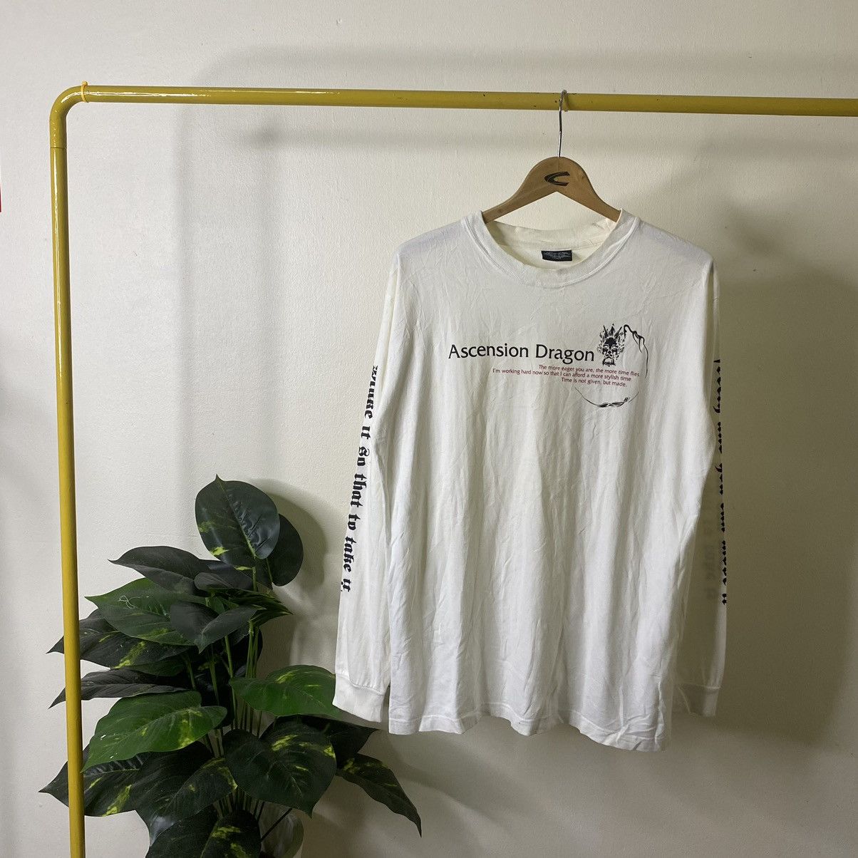 Japanese Brand Bullet Noise Ascension Dragon Seditionaries Poem LS Tee Size US L / EU 52-54 / 3 - 1 Thumbnail
