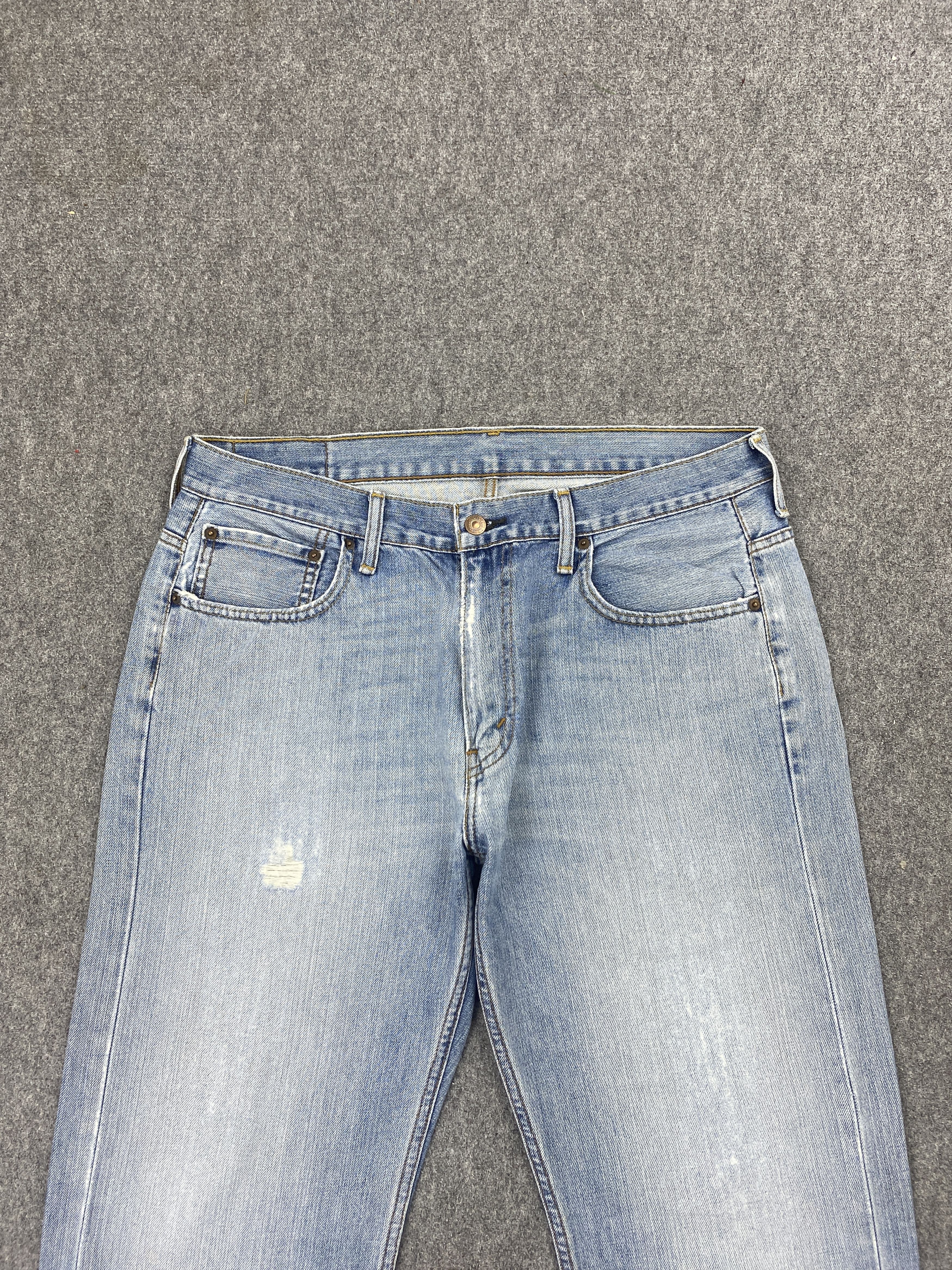 Levi's × Vintage Vintage Levis 569 Light Washed Denim Jeans Size US 34 / EU 50 - 2 Thumbnail