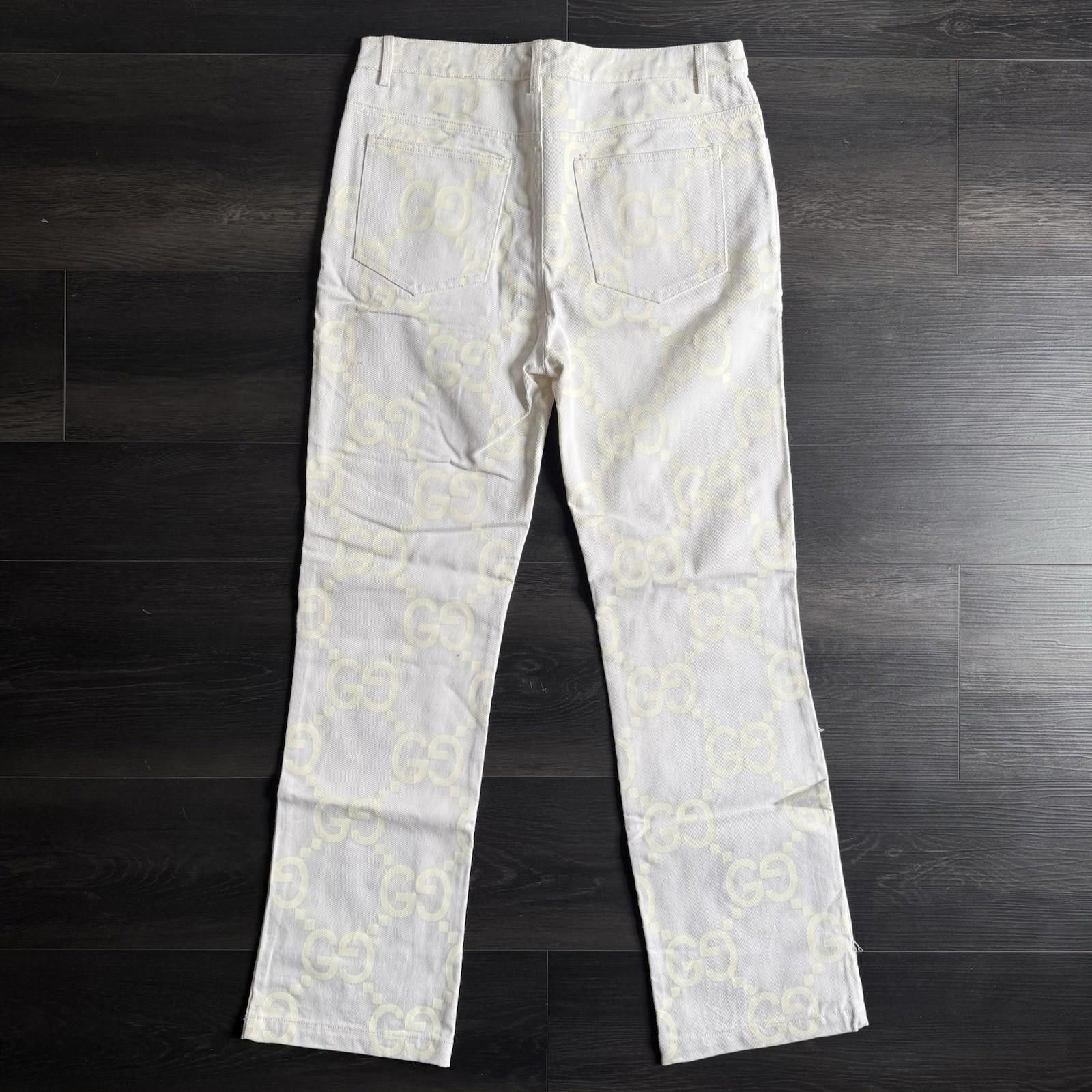 Imran Potato Imran Potato White Designer Pants Baggy 33x32 Size US 32 / EU 48 - 2 Thumbnail