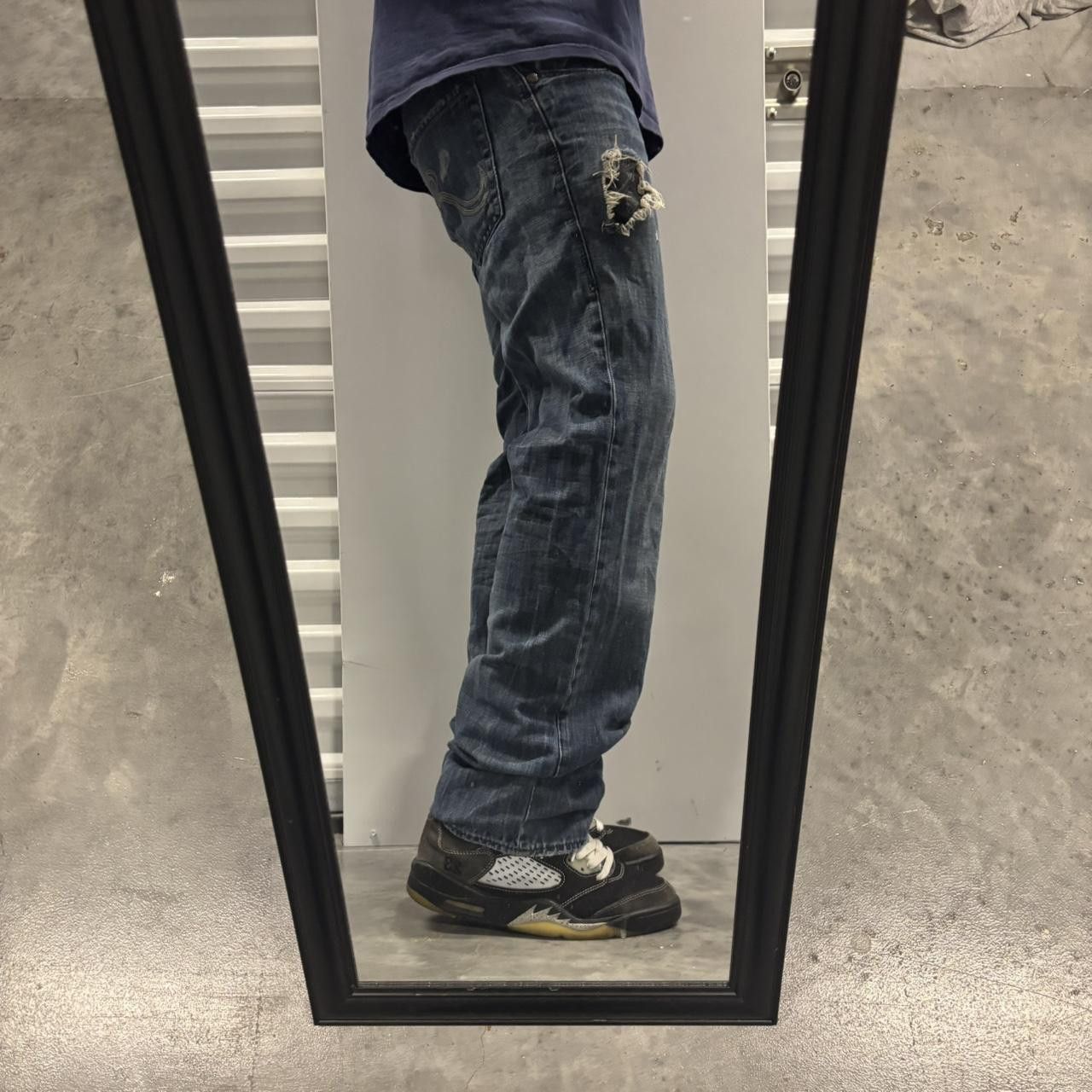 Japanese Brand × Vintage Crazy Vintage Y2K/2000s Grunge Dark Wash Rock & Republic Mall Goth Denim Jeans! Size US 29 - 2 Thumbnail