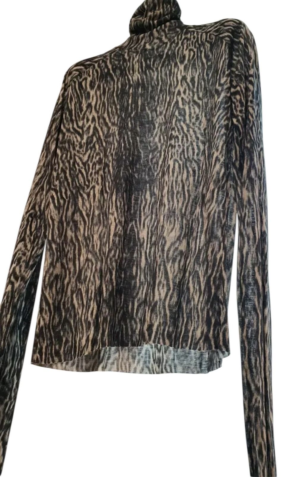 Haider Ackermann Haider Ackermann Tiger Pattern See-Through Long Sleeve Size US L / EU 52-54 / 3 - 2 Thumbnail