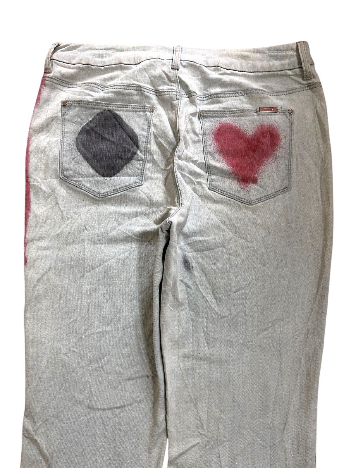 Chicos × Vintage SO SLIMMING by CHICO'S Street Punk Art Style Denim Size US 32 / EU 48 - 4 Thumbnail