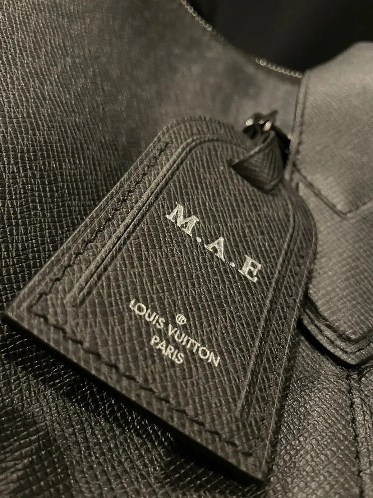 Louis Vuitton Louis Vuitton Taurillon Astralis 50 Black Keepall Size ONE SIZE - 11 Thumbnail