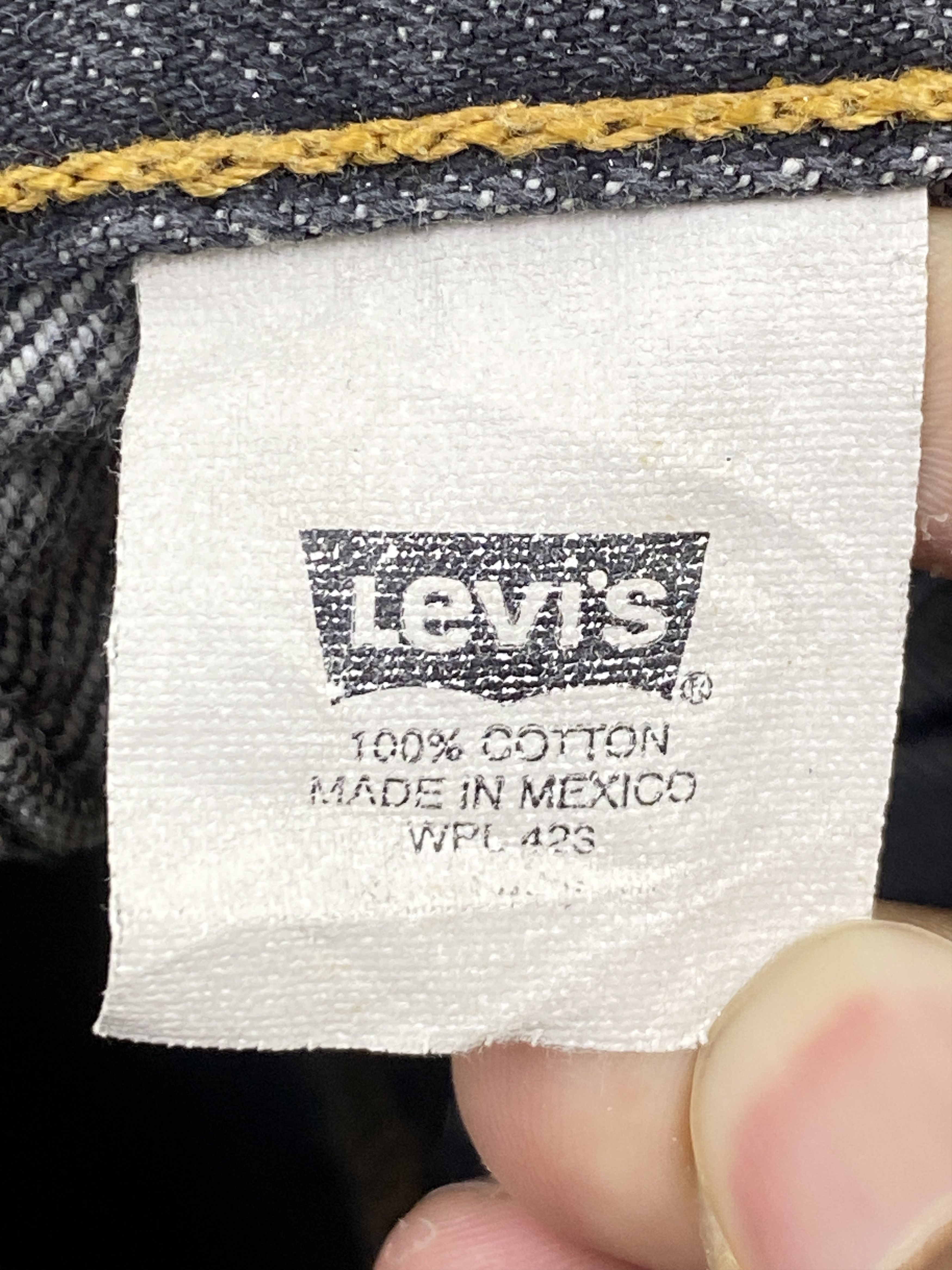 Levi's Vintage 90s Levis 501 Distressed Faded Black Jeans Size US 33 - 7 Thumbnail