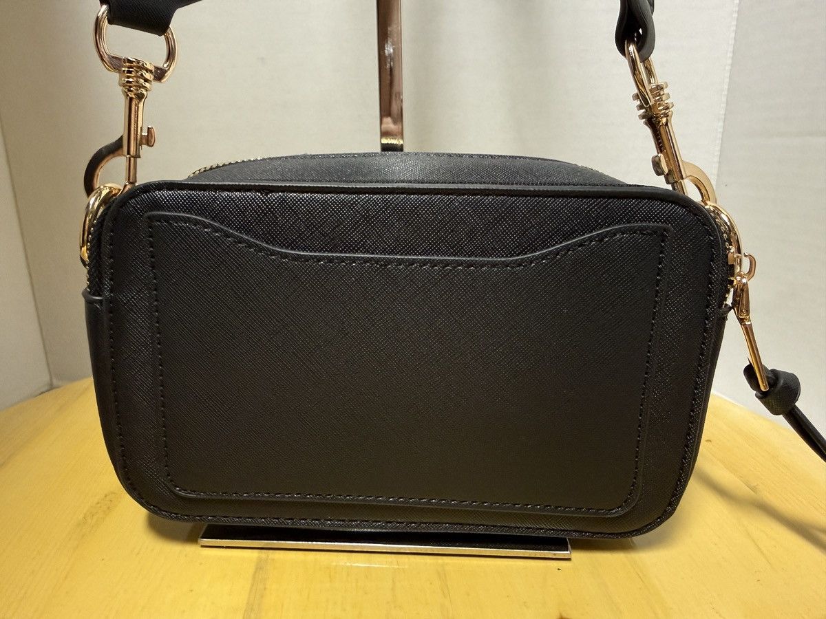 Marc Jacobs Marc Jacobs Black Saffiano Leather Snapshot Camera Bag Size ONE SIZE - 5 Thumbnail
