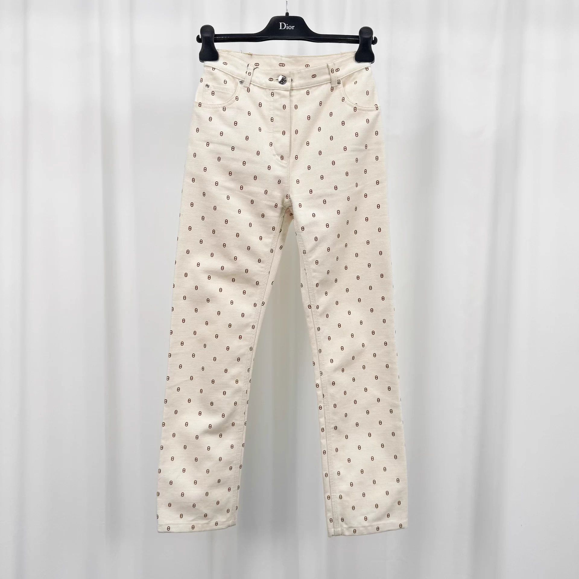 Hermes Hermes Pig Nose All Over Print Jeans 34 98 New Size 25" / US 0 / IT 36 - 1 Thumbnail