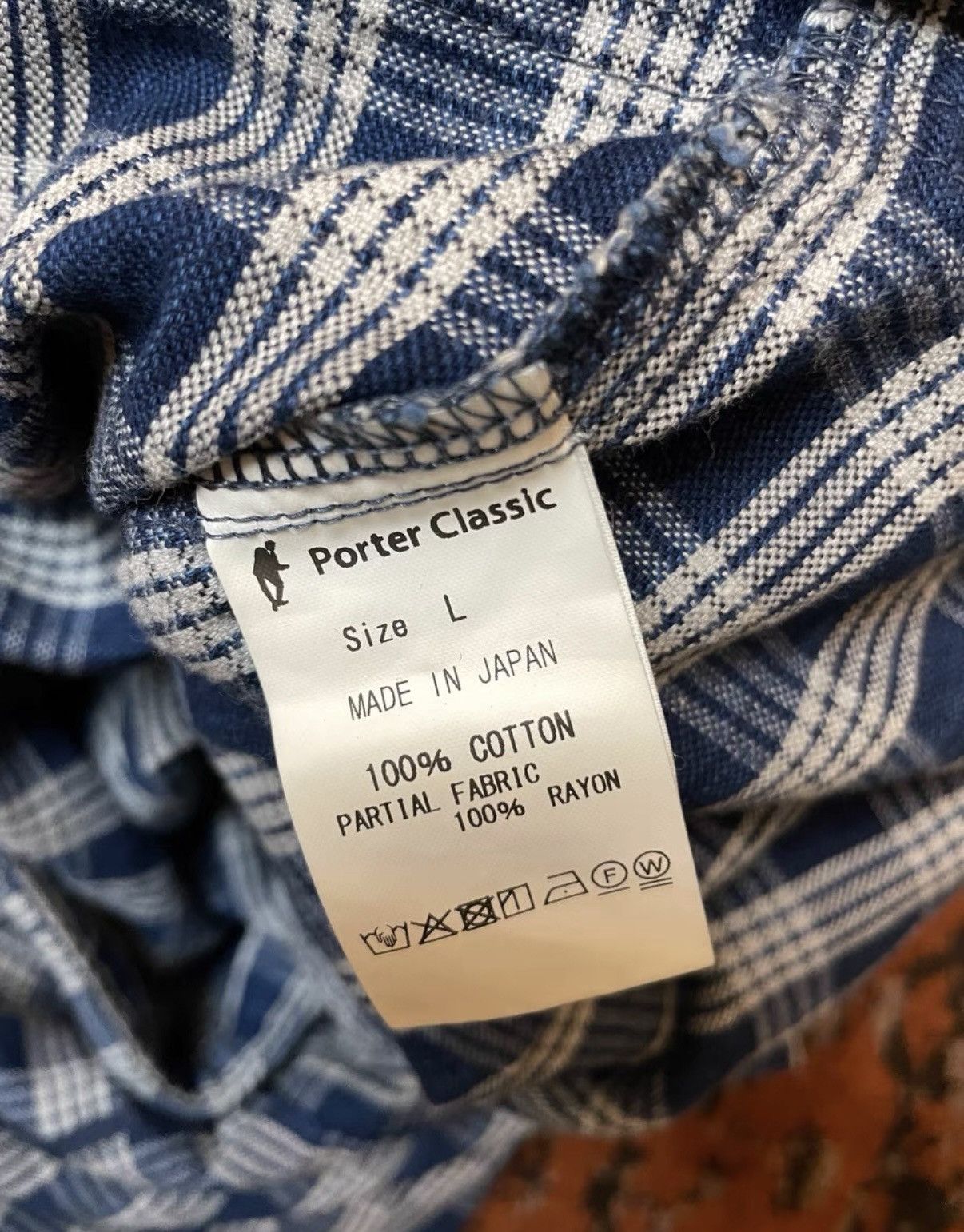 Porter Classic Porter Classic Classic Hawaiian Plaid Shorts Size US 35 - 6 Thumbnail