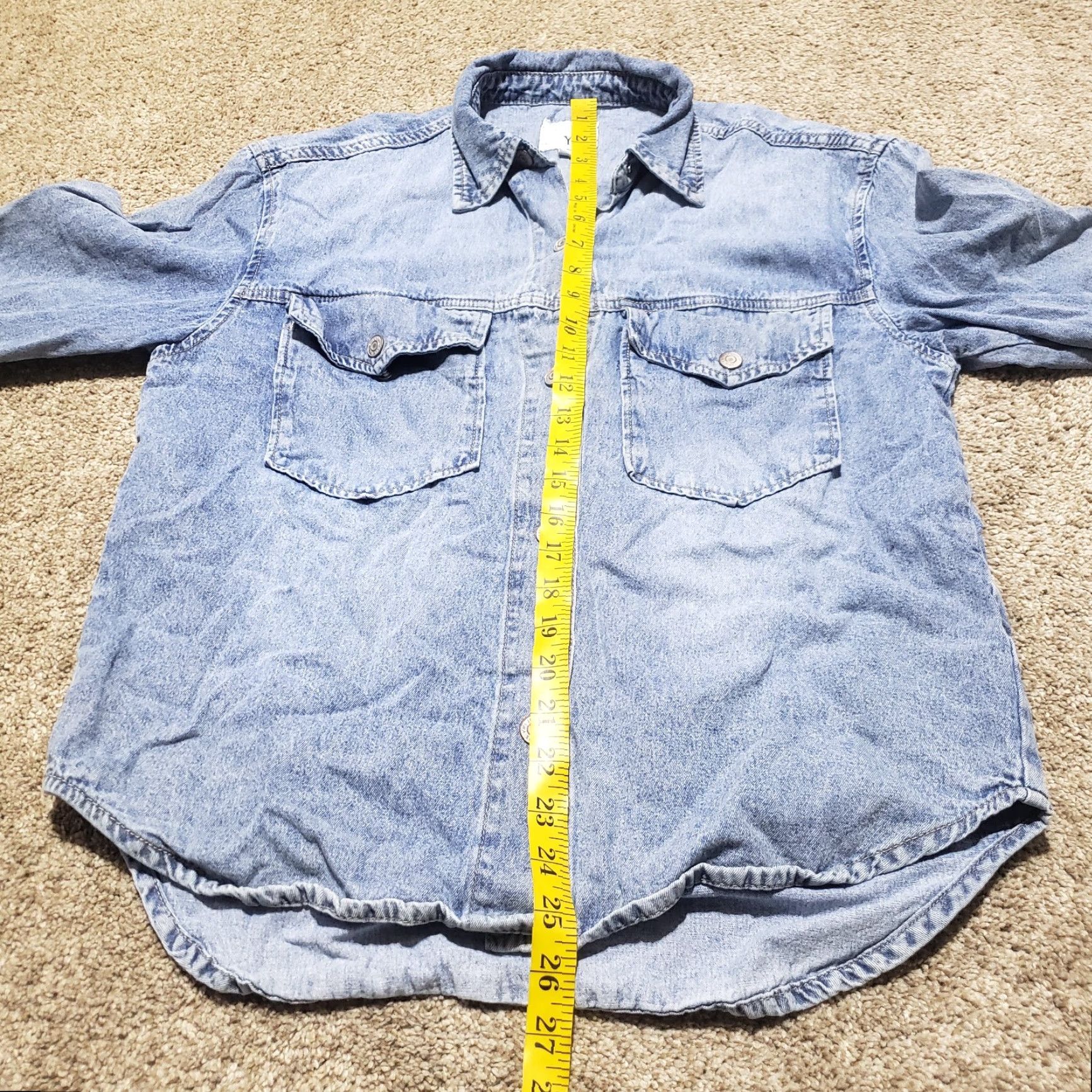 Vintage YMI Shirt Adult Women Blue Long Sleeve Button Up Regular Size M Womens Size M / US 6-8 / IT 42-44 - 6 Thumbnail