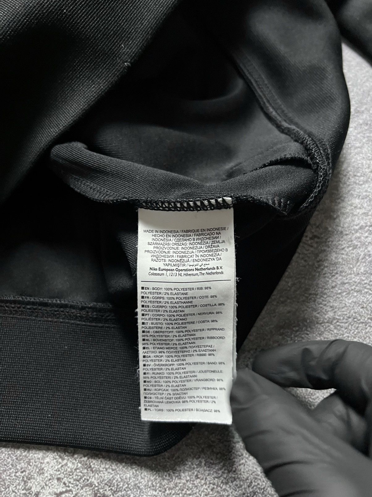 Nike Vintage Nike Olympic Jacket Zip Hoodie Lampas Big Swoosh L Size US L / EU 52-54 / 3 - 11 Thumbnail