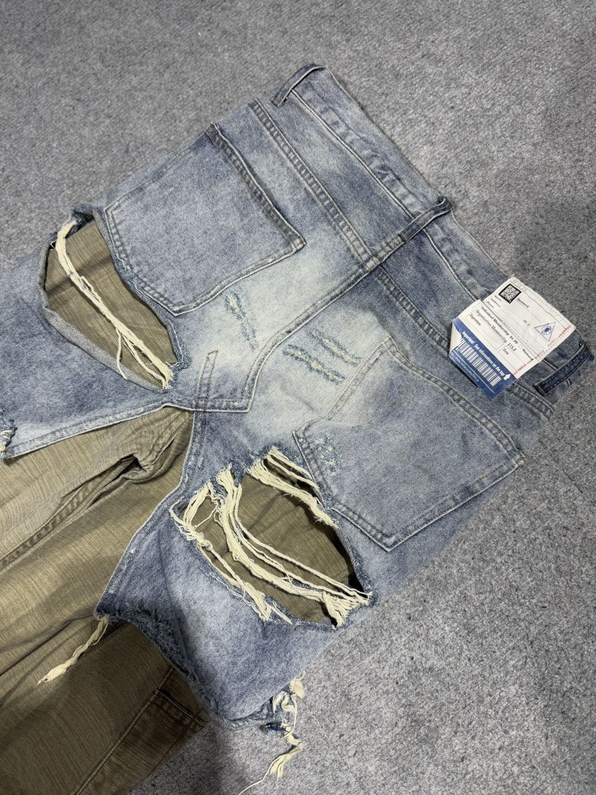 Maison MIHARA YASUHIRO Miharayasuhiro Destroy Splicing Overalls Size US 44 / EU 60 - 9 Thumbnail