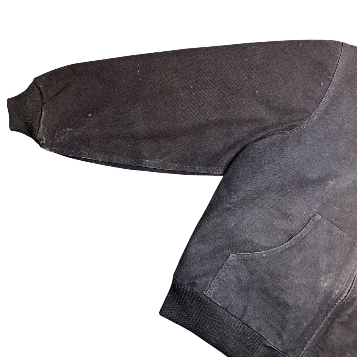 Carhartt Vtg 2000s Carhartt J130 DKB Hooded Dark Brown Canvas Jacket Size US L / EU 52-54 / 3 - 8 Thumbnail