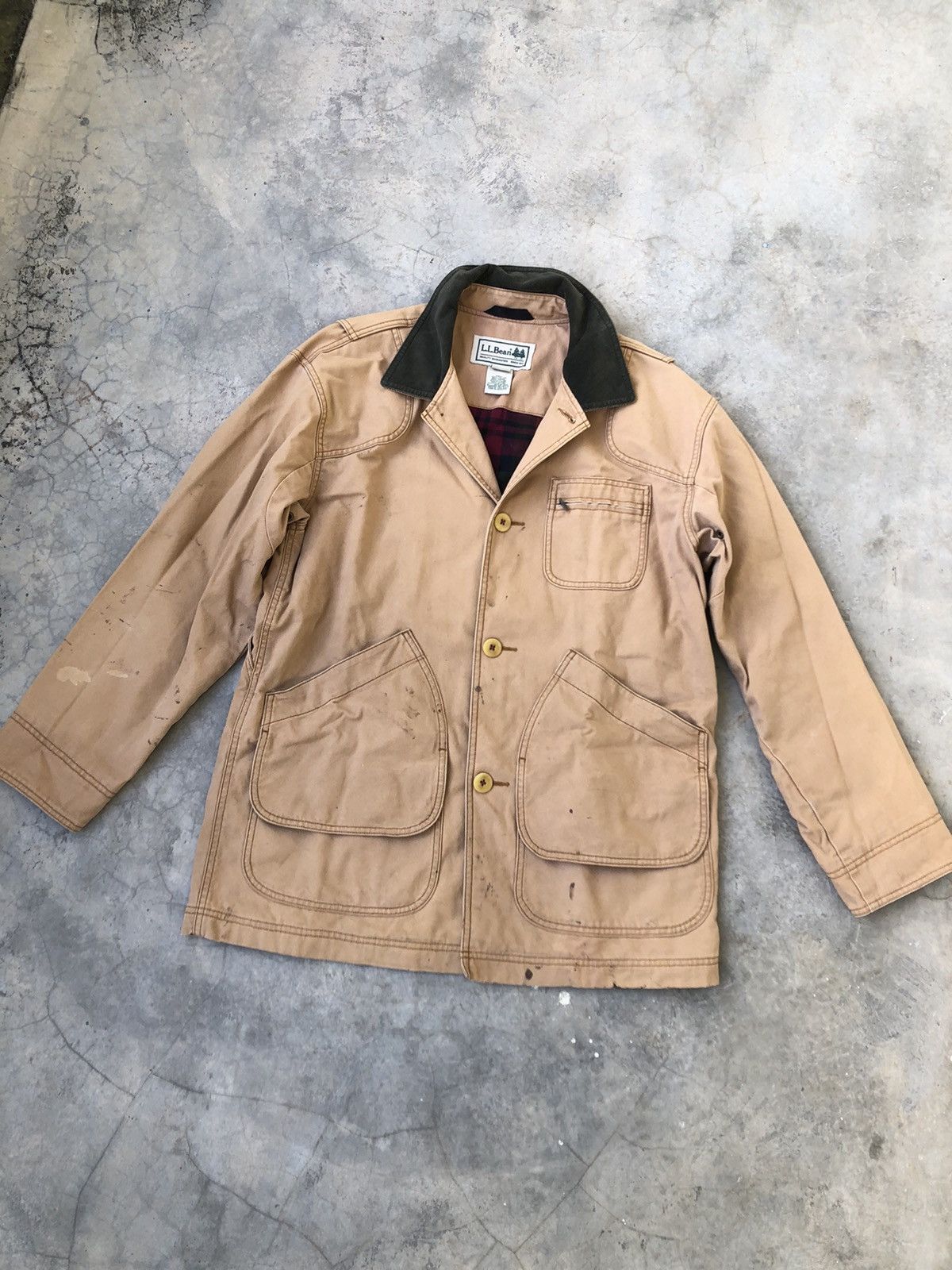 L.L. Bean LL Bean Vintage Barn Chore Lined Hunting Coat Jacket Size US M / EU 48-50 / 2 - 4 Thumbnail