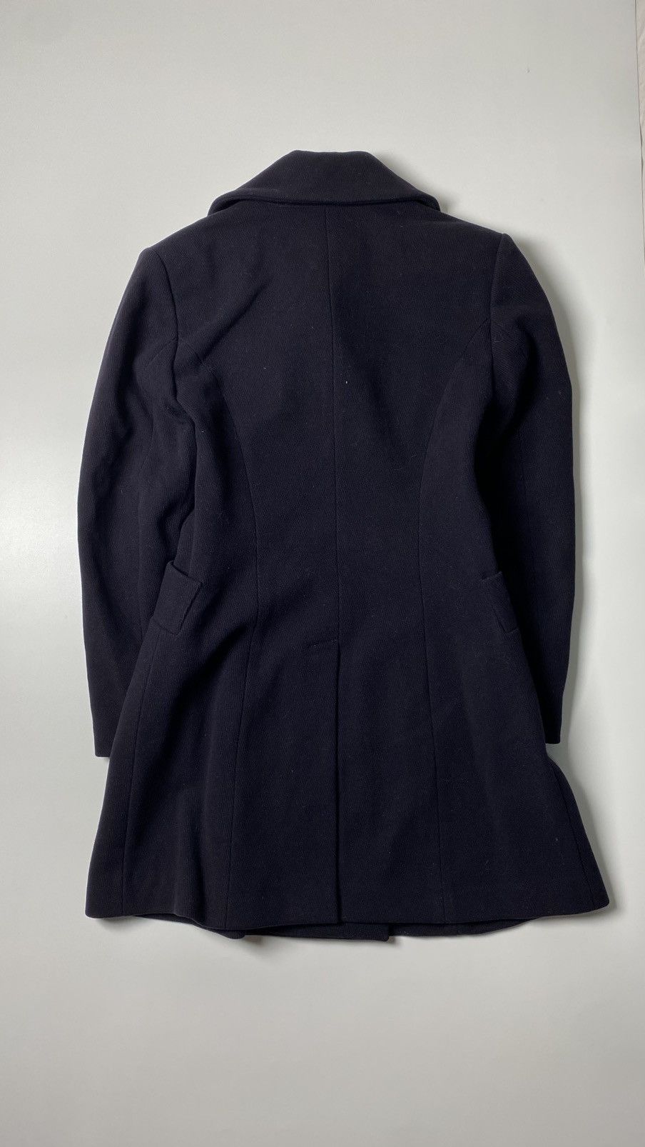 Dolce & Gabbana VINTAGE DOLCE & GABBANA BASIC DOUBLE BREASTED BLACK PEACOAT Size XS / US 0-2 / IT 36-38 - 8 Thumbnail