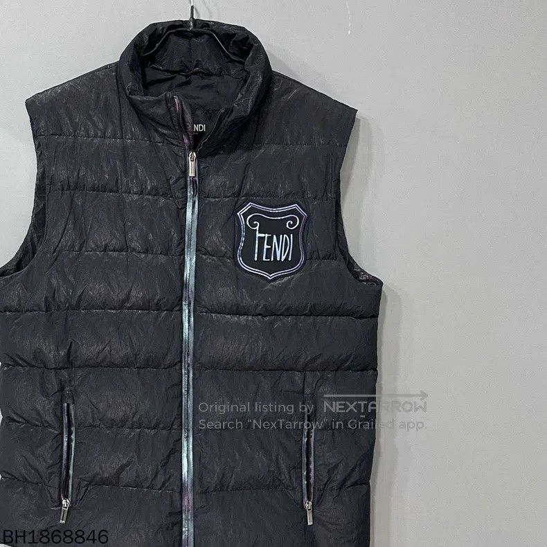 Fendi Fendi Puffer coat zipper vest Size US M / EU 48-50 / 2 - 2 Thumbnail