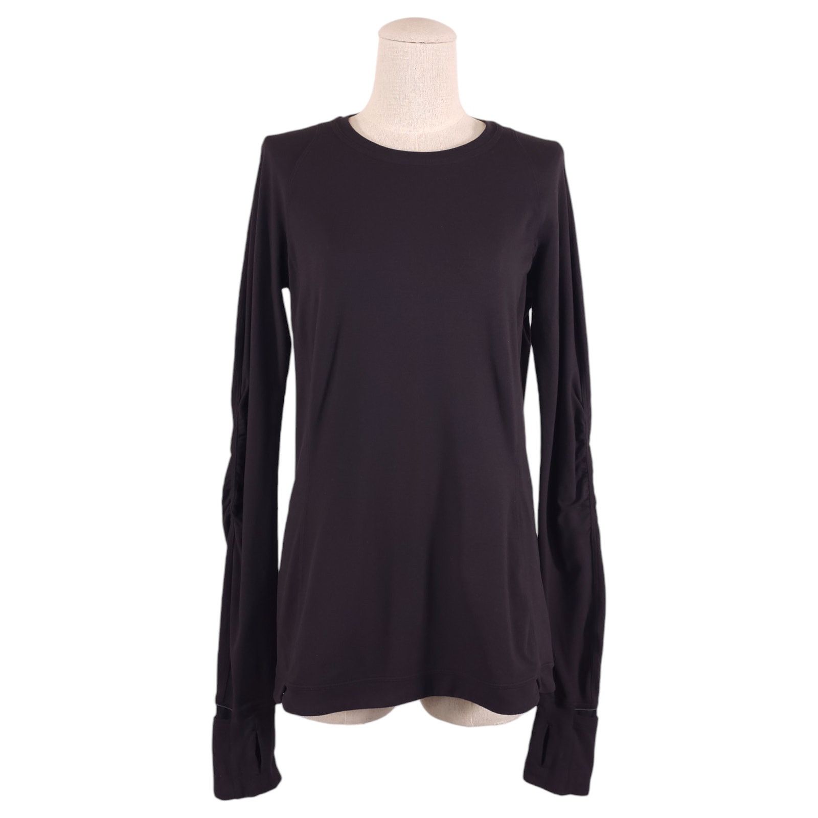 Lululemon Lululemon Runderful Long Sleeve Black Sz 10 Size L / US 10 / IT 46 - 1 Thumbnail