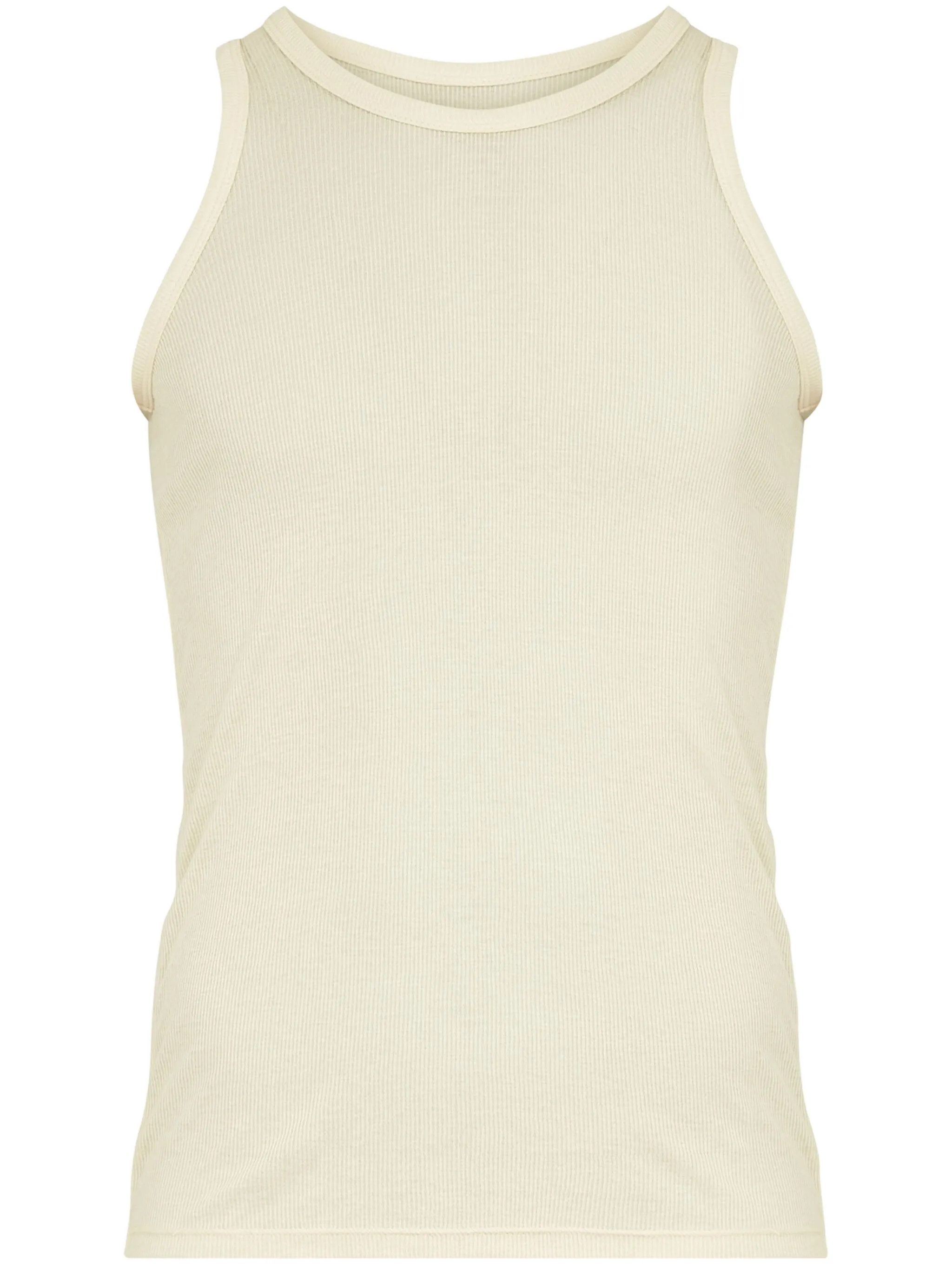 Maison Margiela oc11z0925 Round-neck Tank Top in Light Beige Size US L / EU 52-54 / 3 - 1 Thumbnail
