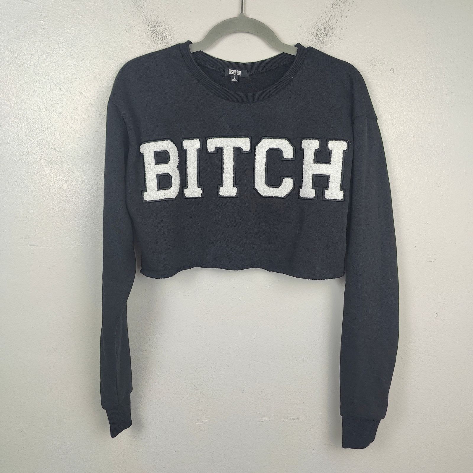 Dolls Kill Dolls Kill Poster Grl Bish Squad Cropped Sweatshirt Small Size S / US 4 / IT 40 - 1 Thumbnail