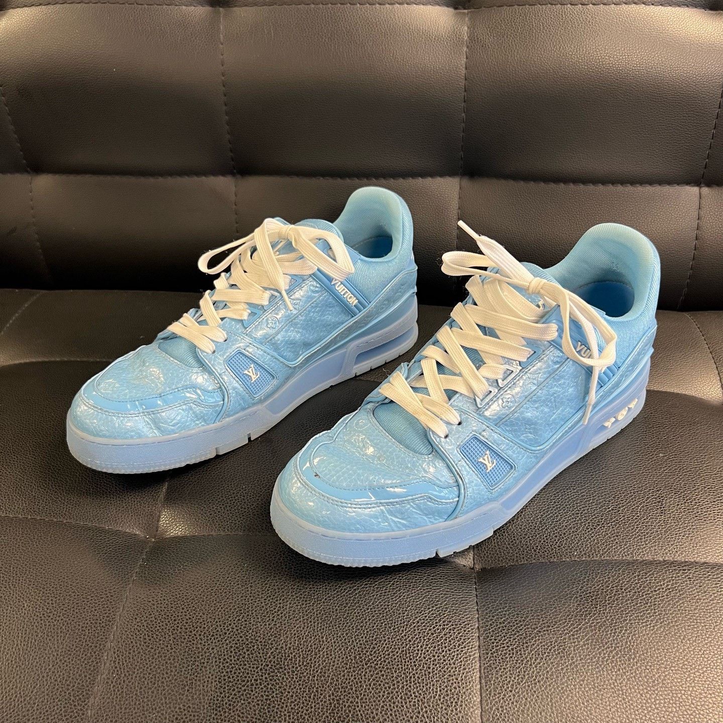 Louis Vuitton Louis Vuitton 2025 Trainer Blue Low-Top Sneakers Size US 9 / EU 42 - 1 Thumbnail