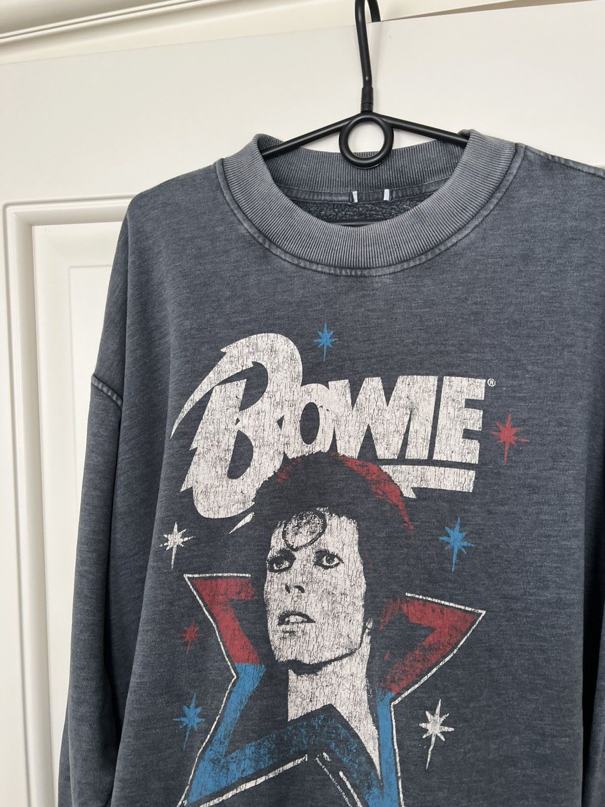 Band Tees Bowie Band Sweatshirt Rock Musician Size US M / EU 48-50 / 2 - 9 Thumbnail
