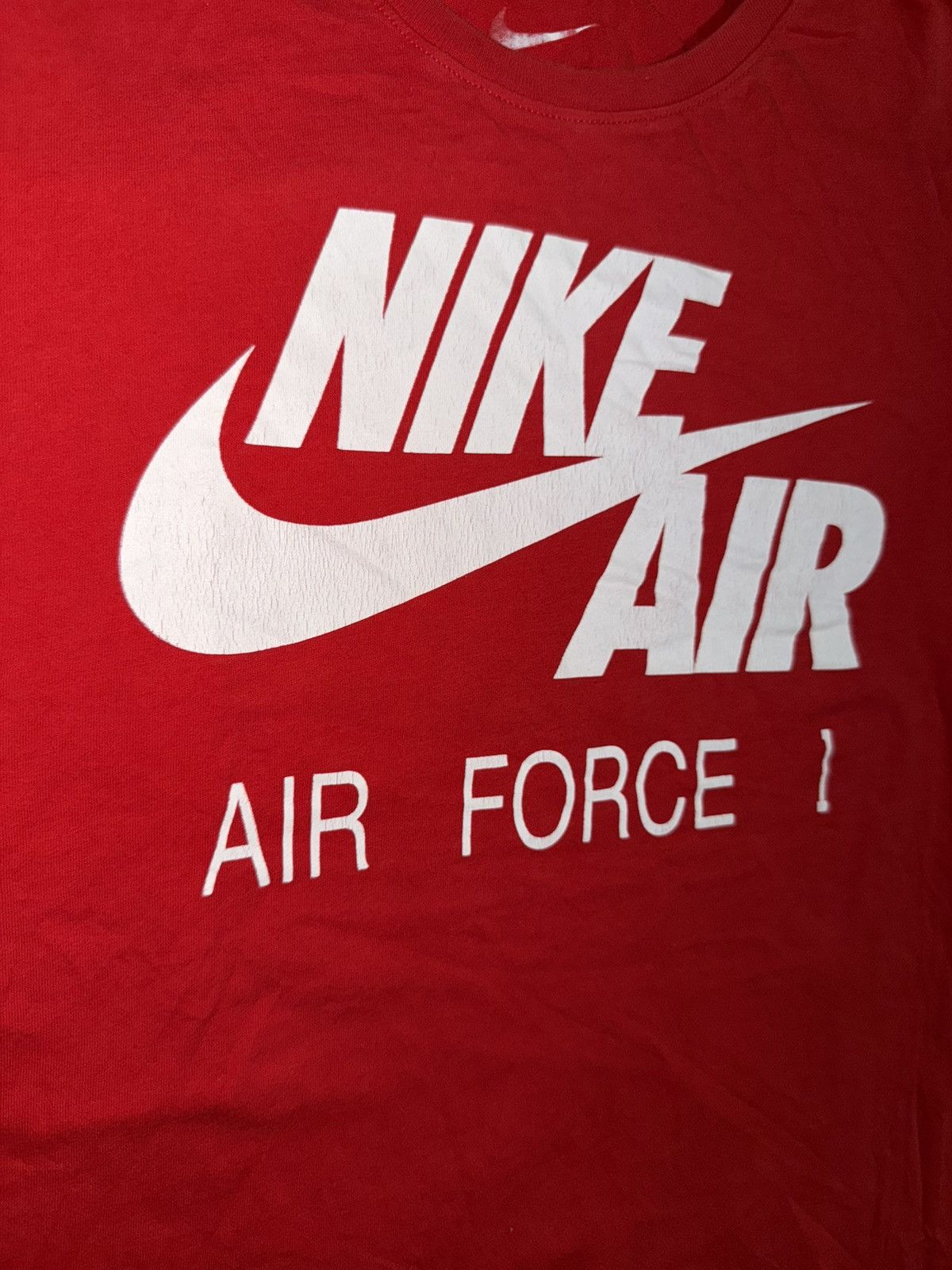 Nike Nike Air Force 1 the Nike tee shirt red men’s medium Size US M / EU 48-50 / 2 - 4 Thumbnail