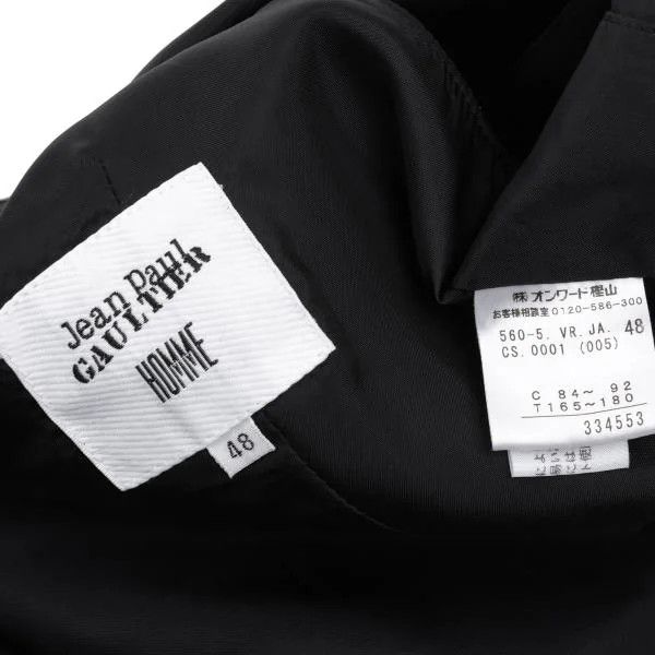 Jean Paul Gaultier Wool Vest in Black, Size 48 Size US M / EU 48-50 / 2 - 13 Thumbnail
