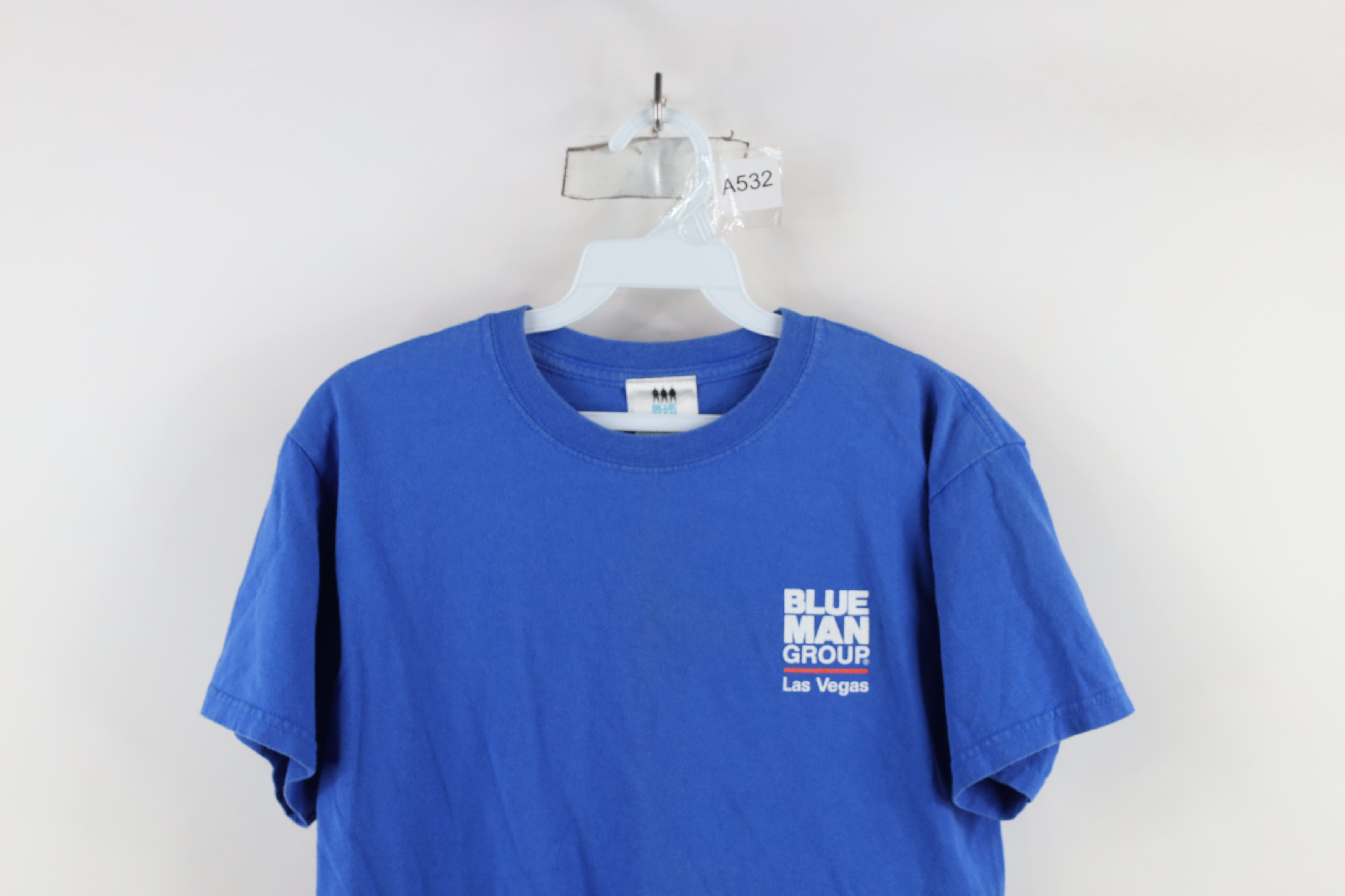 Vintage Vintage Y2K Streetwear Las Vegas Blue Man Group T-Shirt Size S / US 4 / IT 40 - 2 Thumbnail