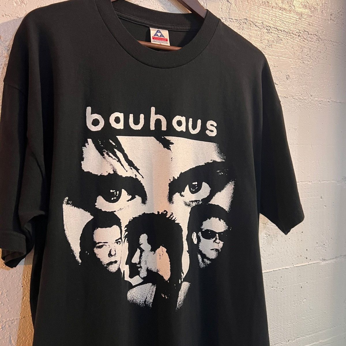 Band Tees Vintage Bauhaus Peter Murphy Face Band Photo T-Shirt Size US XL / EU 56 / 4 - 4 Thumbnail