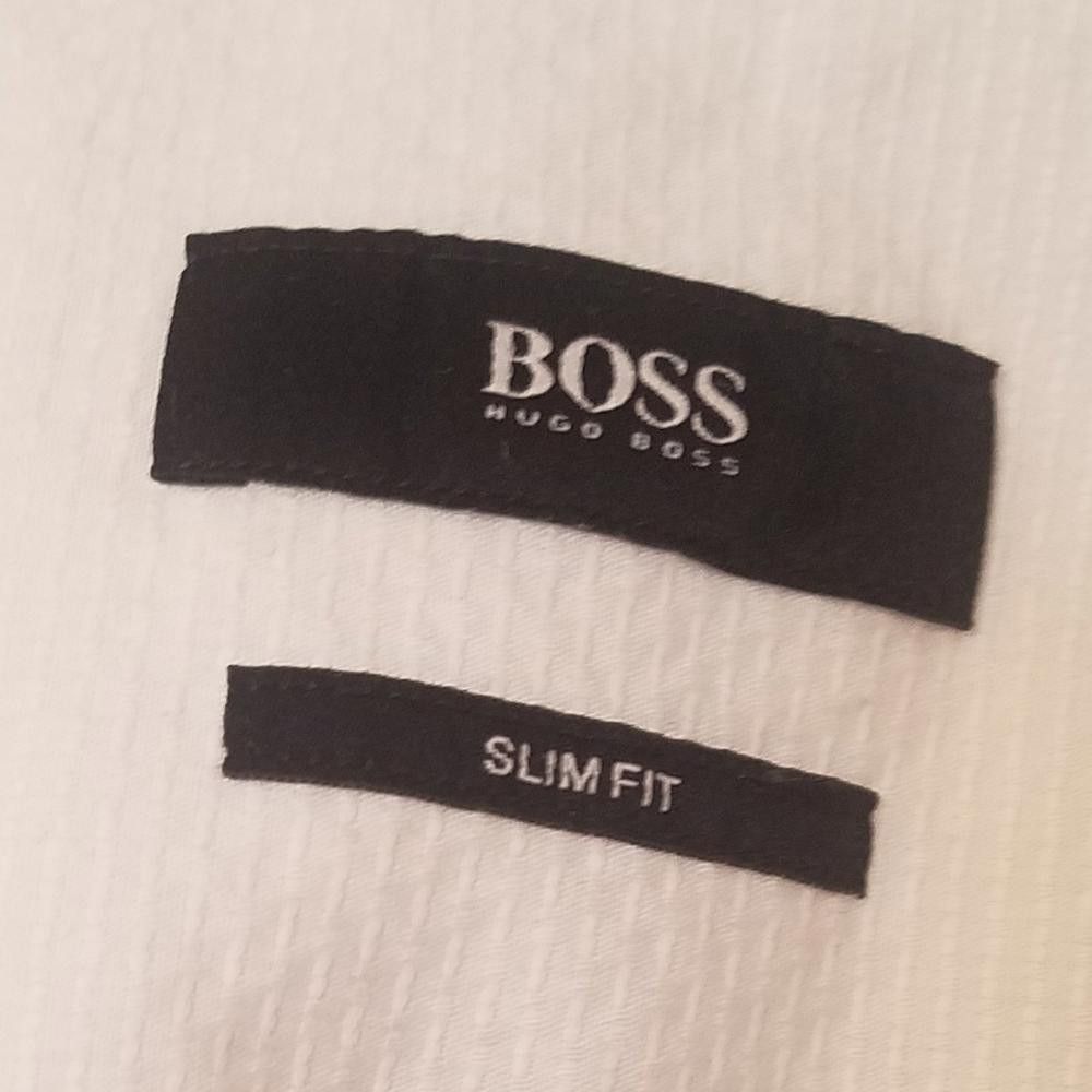 Hugo Boss Hugo Boss Men's White Dress Shirt Size 38R - 2 Thumbnail