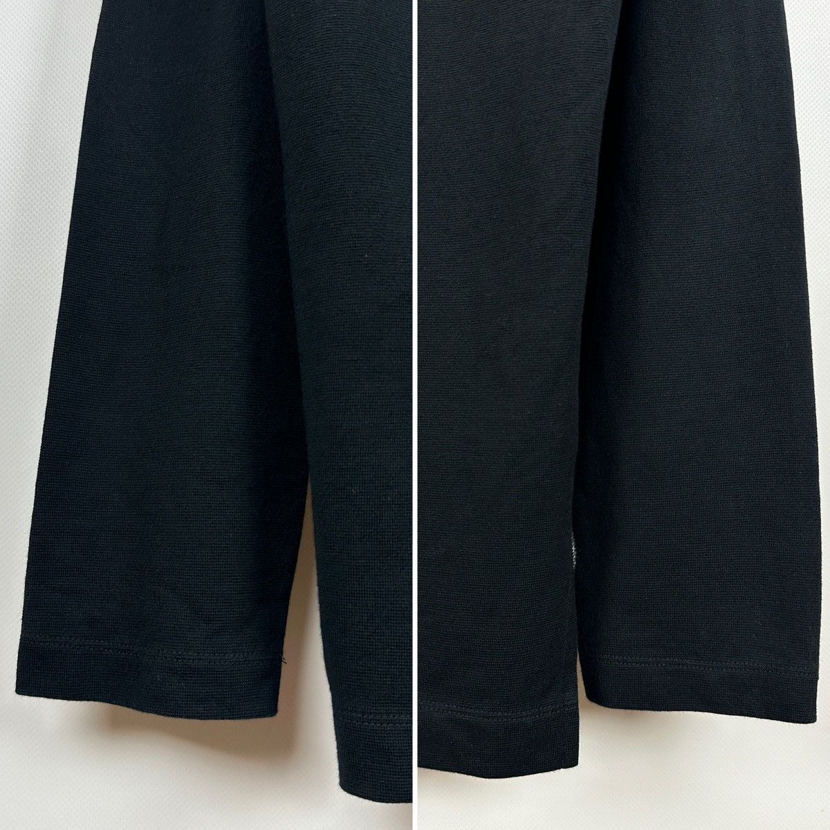 Issey Miyake Issey Miyake Men Black/Gray Long Sleeve Button Up Shirt Size US XL / EU 56 / 4 - 19 Thumbnail