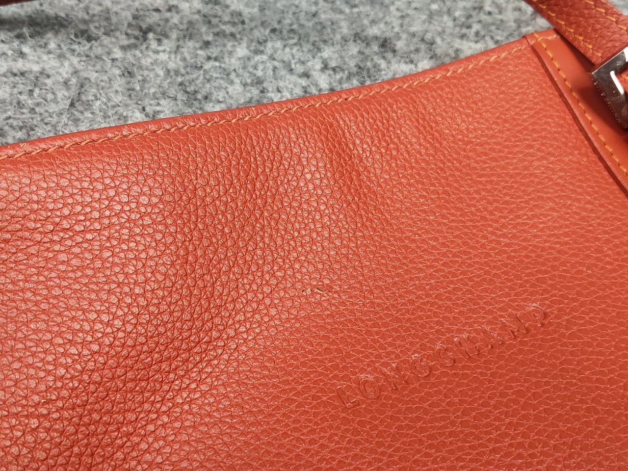 Longchamp longchamp Design orange leather shoulder messenger Handbag Size ONE SIZE - 13 Thumbnail