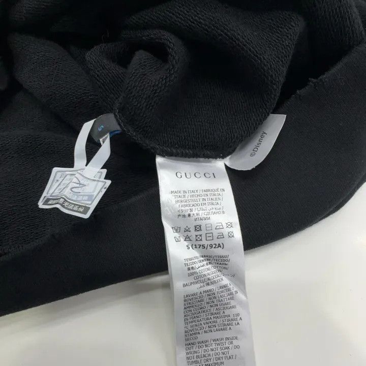 Gucci Gucci Gucci x Disney Long Sleeve Black Hoodie -2506 Size US S / EU 44-46 / 1 - 4 Thumbnail