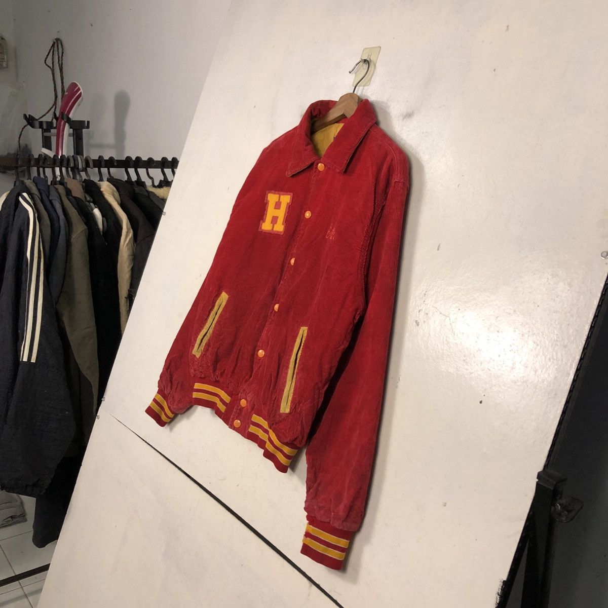 Vintage 📌Vintage Corduroy Bomber Jacket Rennoc USA Size US M / EU 48-50 / 2 - 4 Thumbnail