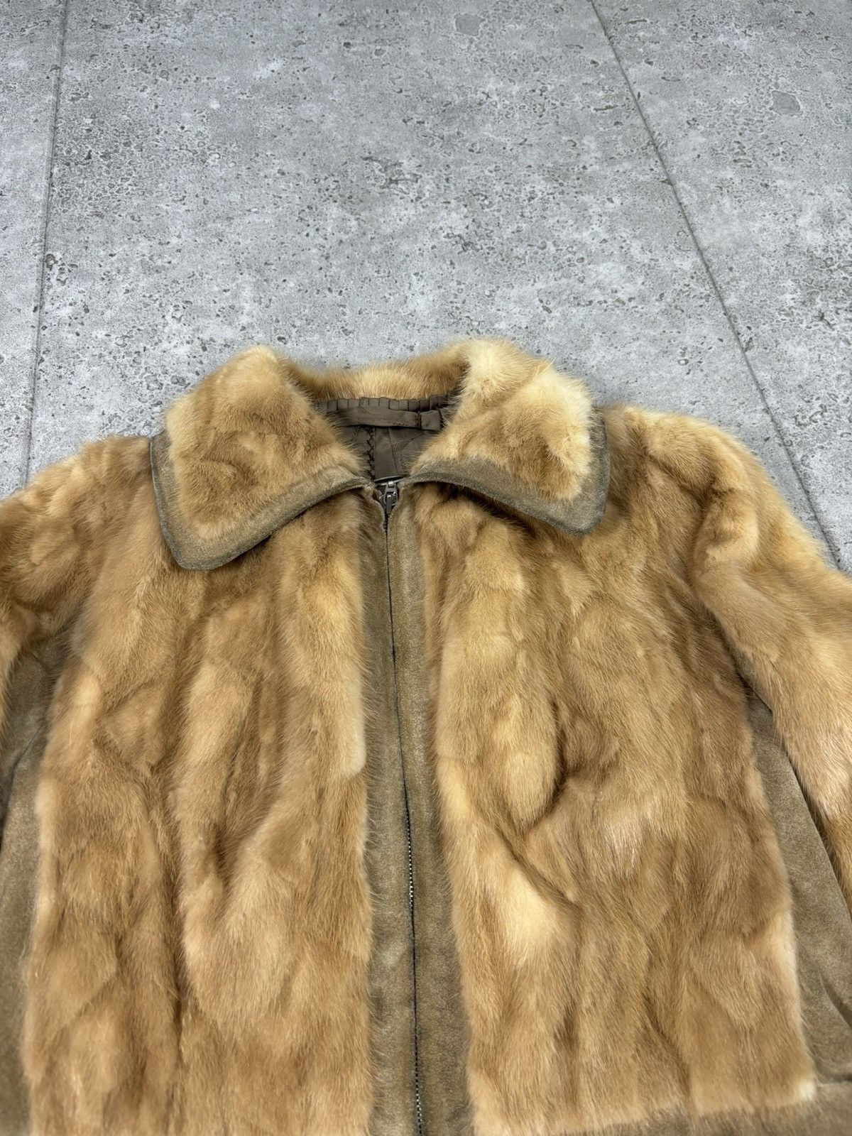 If Six Was Nine × Japanese Brand Japanese Bomber Jacket Real Fur/Leather Style Y2K Cropped Size US S / EU 44-46 / 1 - 4 Thumbnail