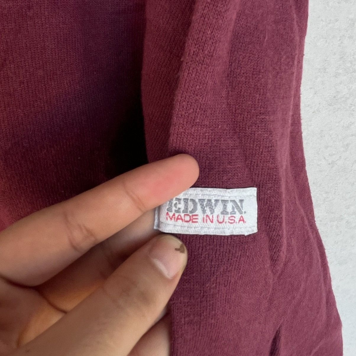 Other Vintage Burgundy Crewneck Sweatshirt Pullover Jumper Size L Size US L / EU 52-54 / 3 - 7 Thumbnail