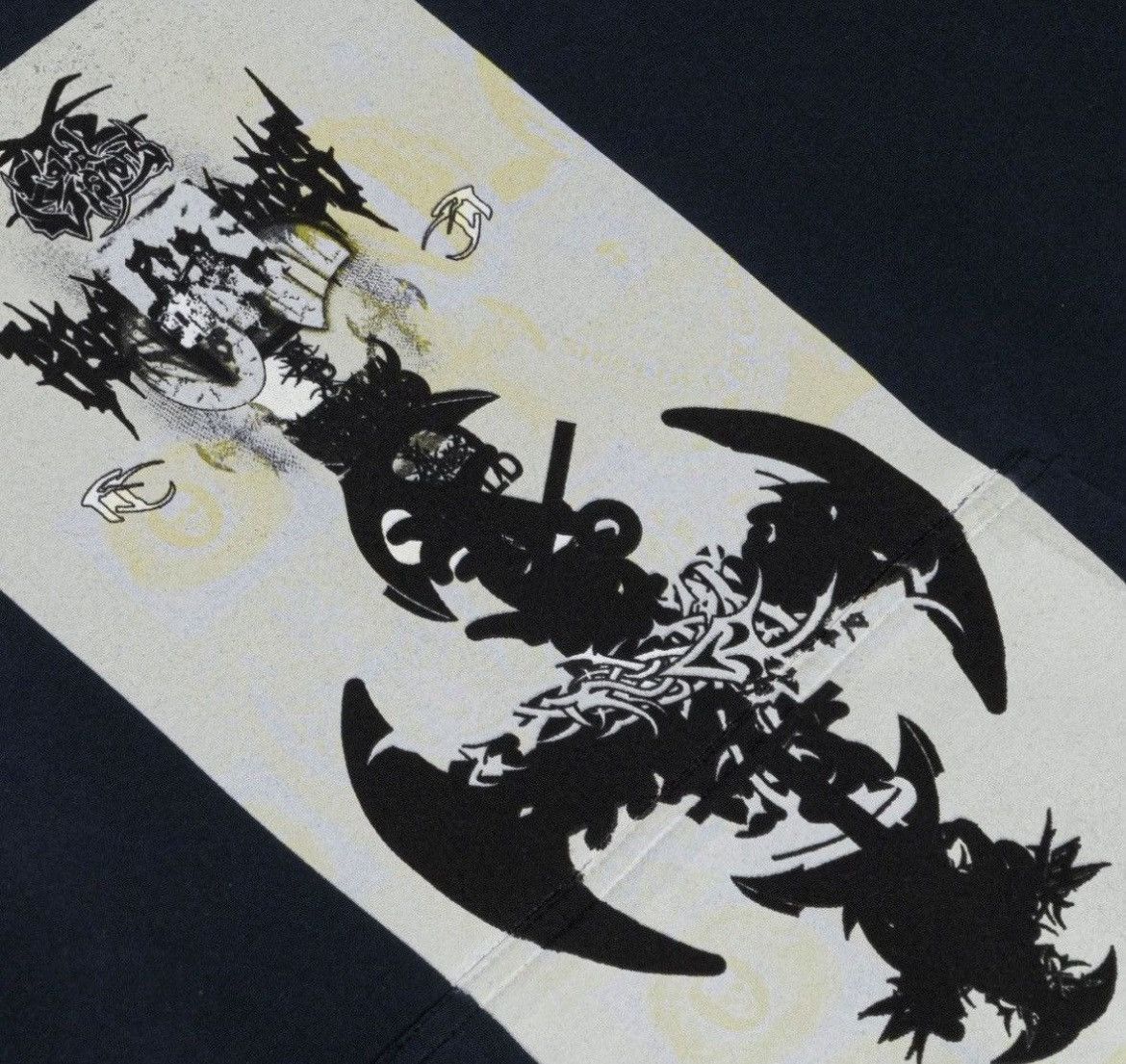 Drain Gang × Sad Boys SEE DESCRIPTION! Bladee, Cold visions Navy Anchor Hoodie Size US XL / EU 56 / 4 - 7 Thumbnail