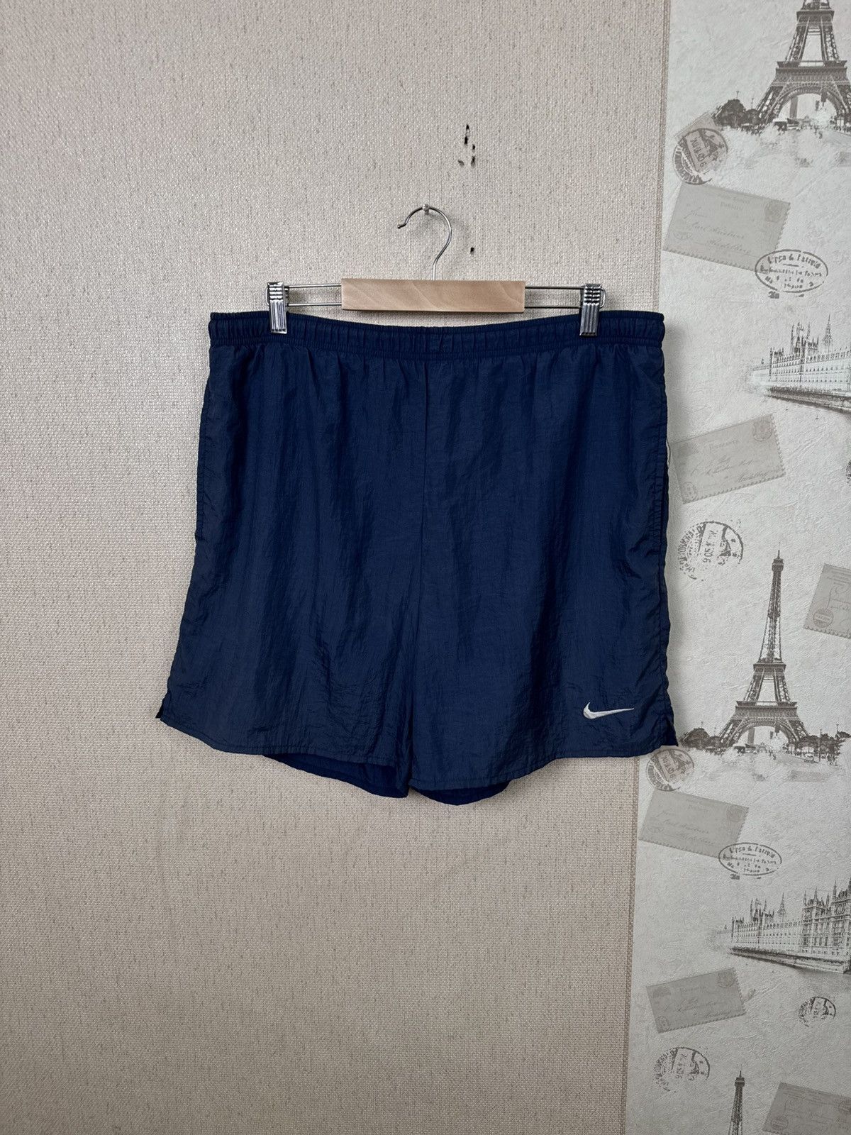 Nike Vintage Nike Shorts Swiming Trucks XL Nylon Blue Streetwear Size US 34 / EU 50 - 2 Thumbnail