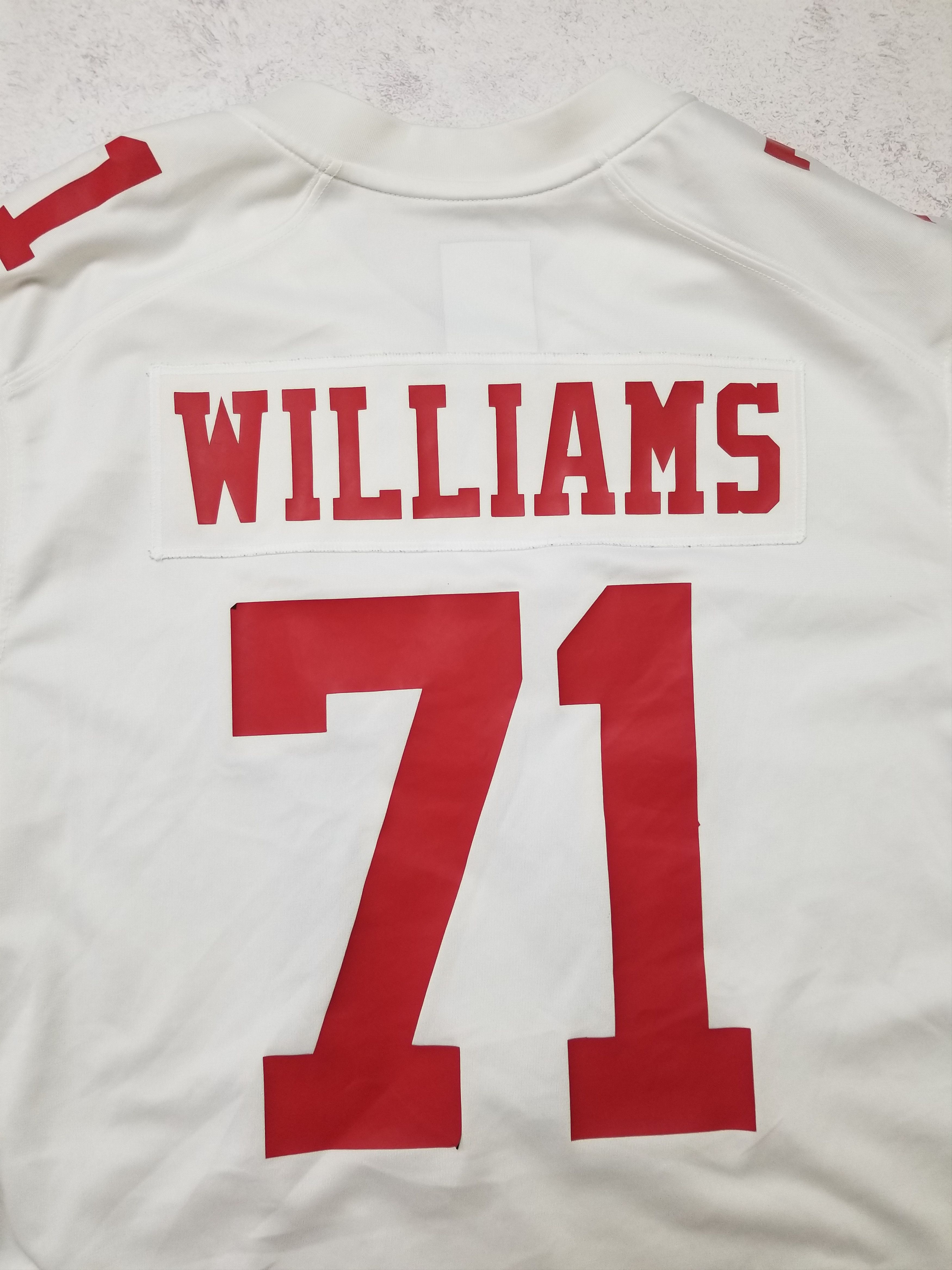 Nike San Francisco 49ers Williams #71 NFL Road Game Jersey Size US XL / EU 56 / 4 - 4 Thumbnail