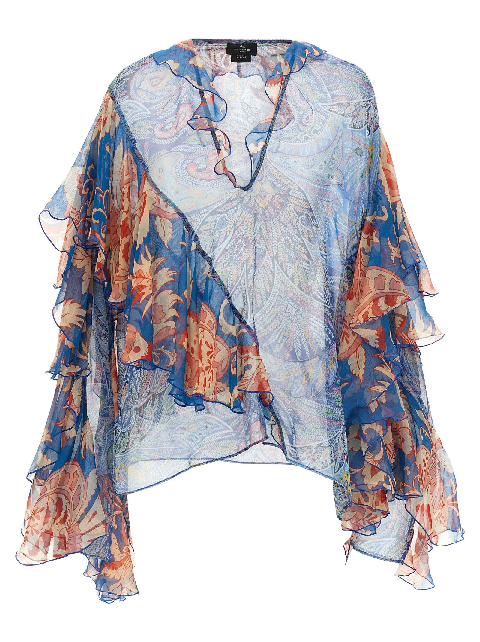 Etro Chiffon blouse Size XL / US 12-14 / IT 48-50 - 1 Thumbnail