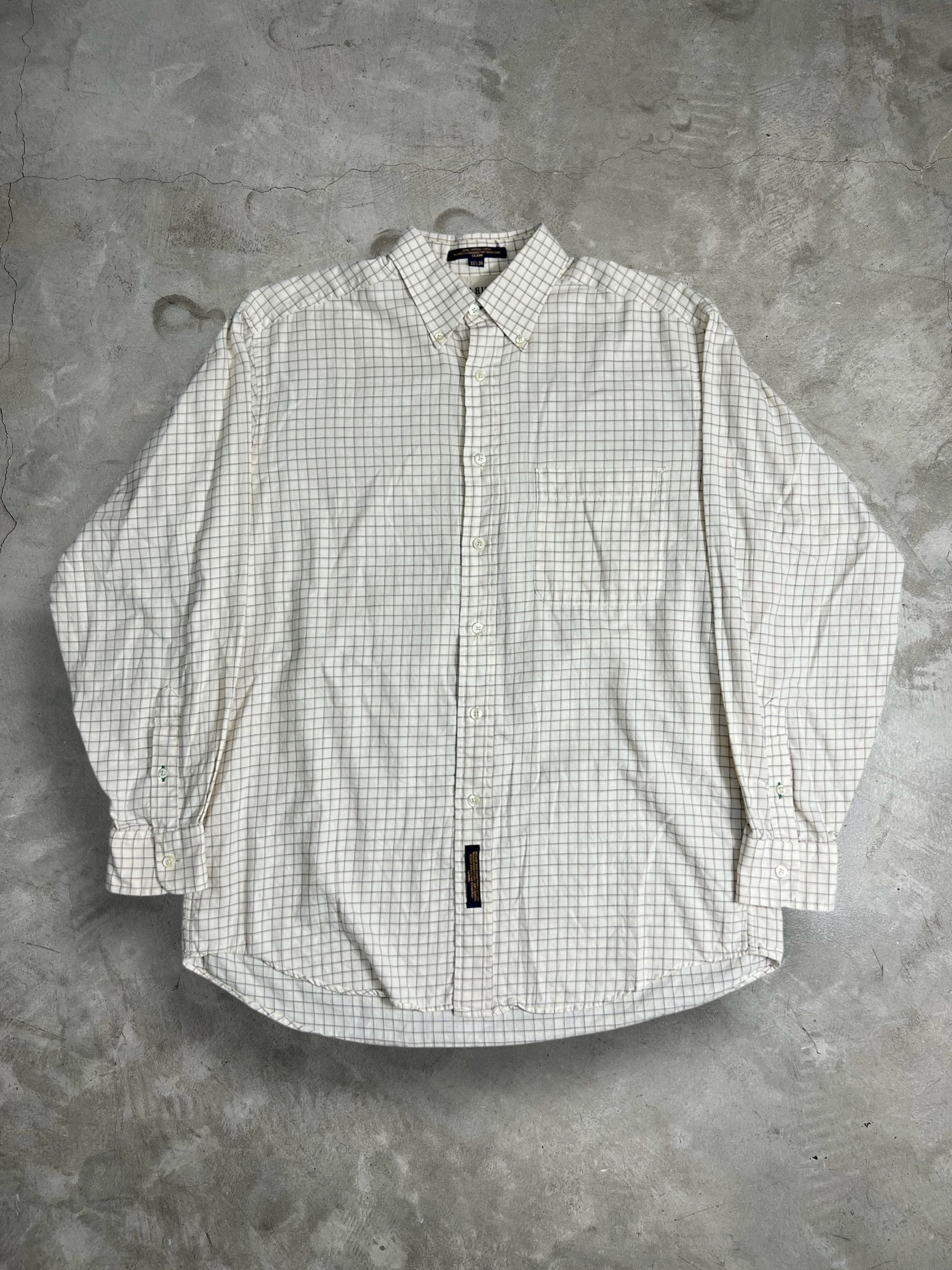 Tommy Hilfiger × Vintage Vintage Tommy Hilfiger Plaid Buttons Up Shirt JK640 Size US L / EU 52-54 / 3 - 1 Thumbnail