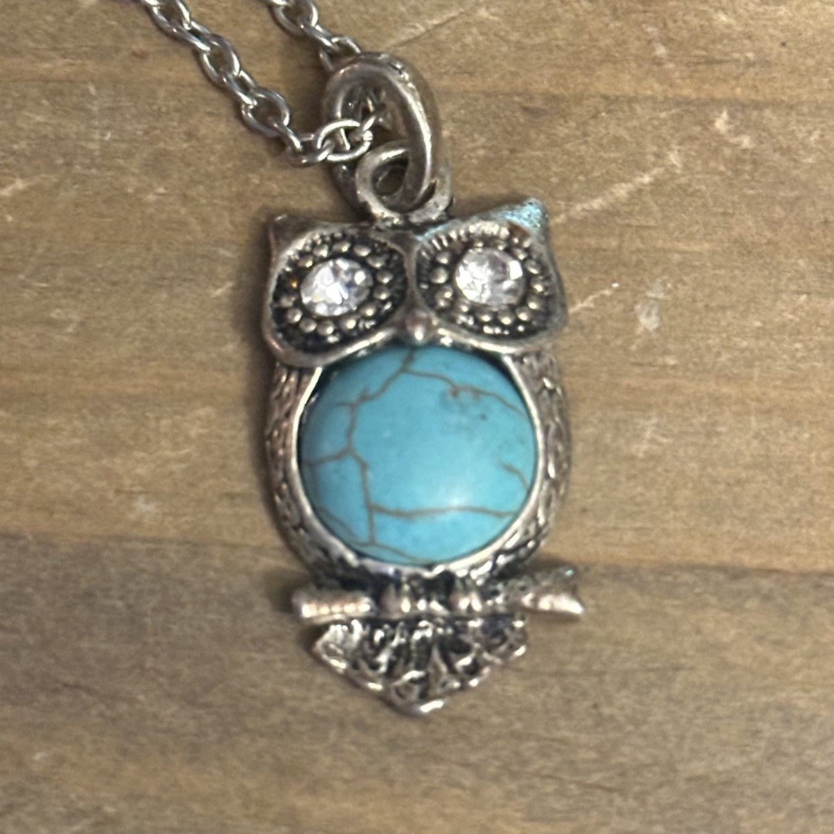 Other Turquoise owl pendant necklace Size ONE SIZE - 3 Thumbnail