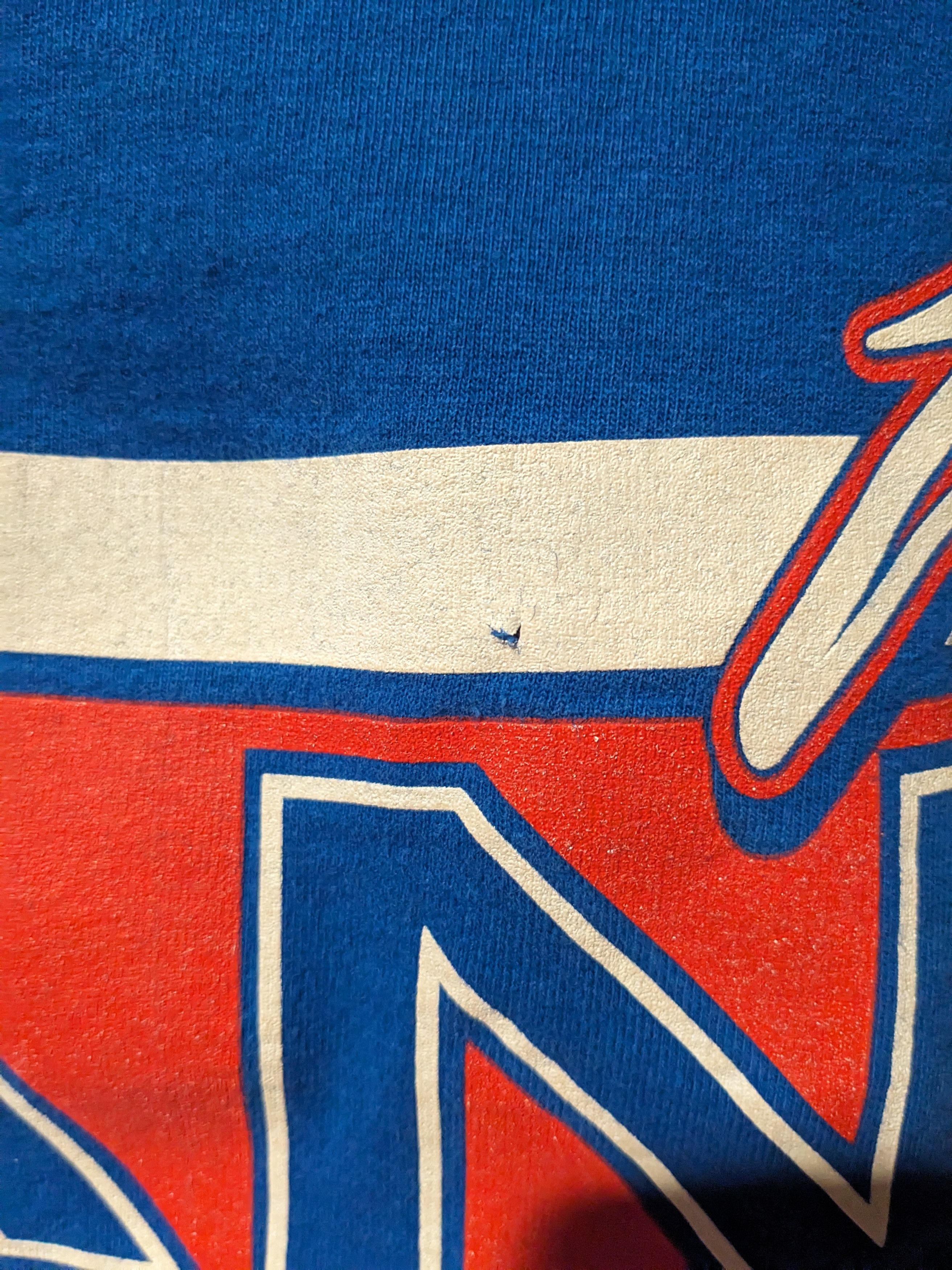 NFL × Vintage Vintage 90s New York Giants NFL Football Salem T-Shirt Size US XL / EU 56 / 4 - 4 Thumbnail