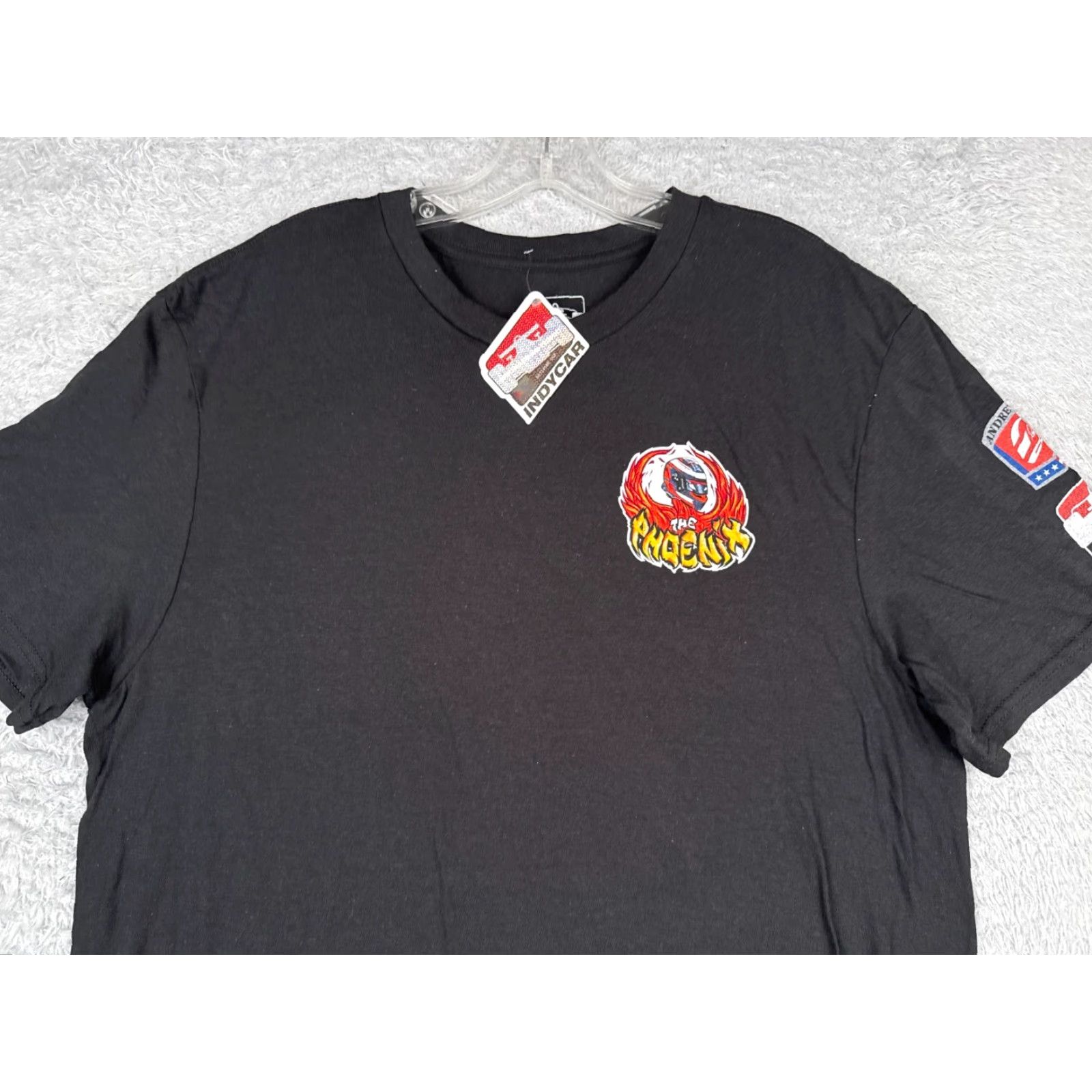 Vintage Indycar Shirt Adult Large Black The Phoenix Andretti Short Sleeve Crew Neck Legends Global Merchandise Shirt | Cars, Racing Mens Size US L / EU 52-54 / 3 - 4 Thumbnail