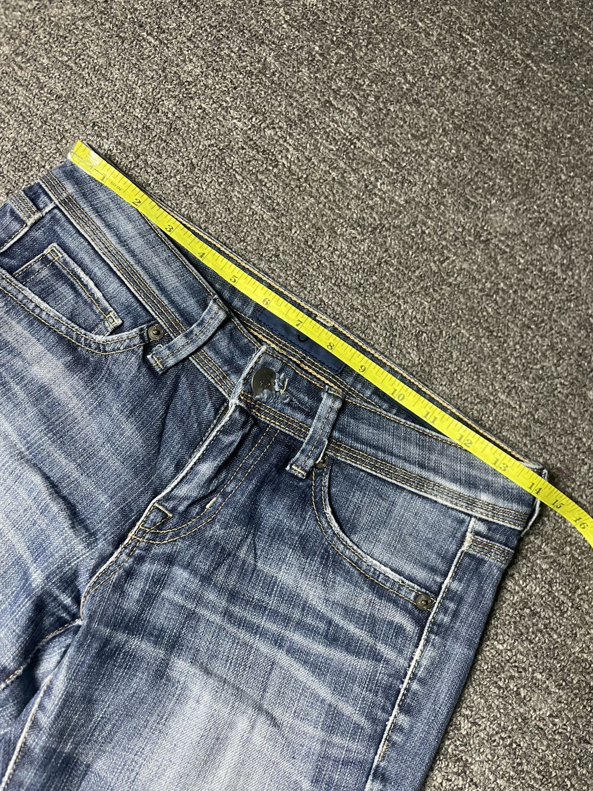 Japanese Brand × Uniqlo × Vintage UNIQLO Brand Slim Fit Denim Jeans (91) Size 28" / US 6 / IT 42 - 5 Thumbnail